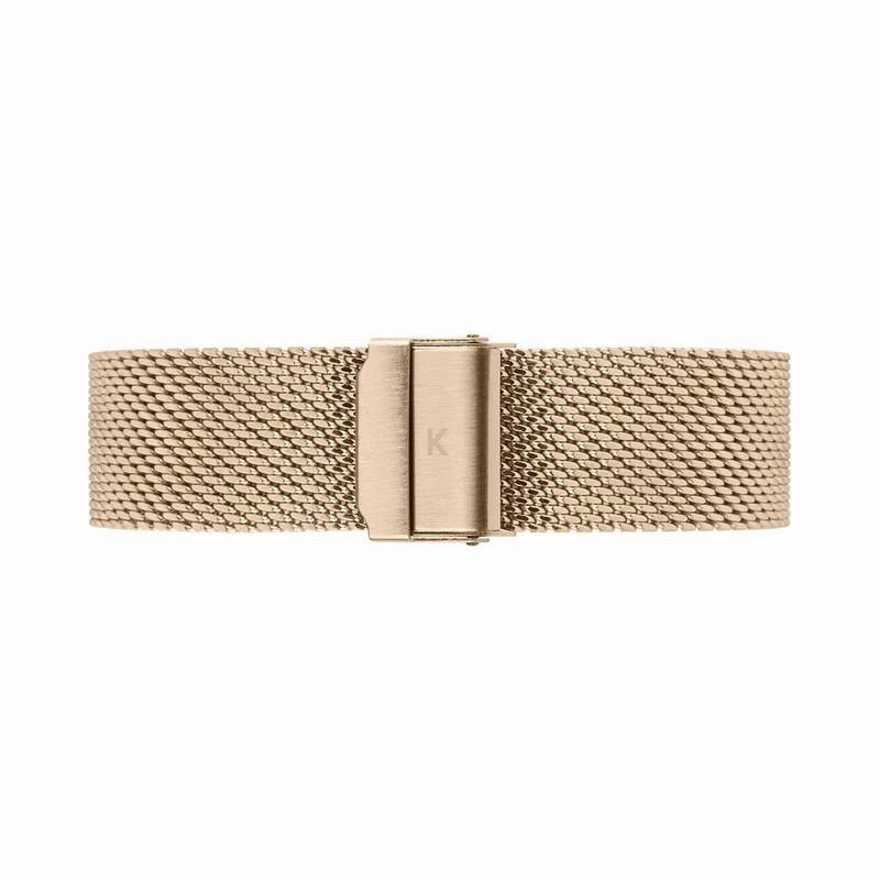 16mm Mesh Strap - Rose Gold