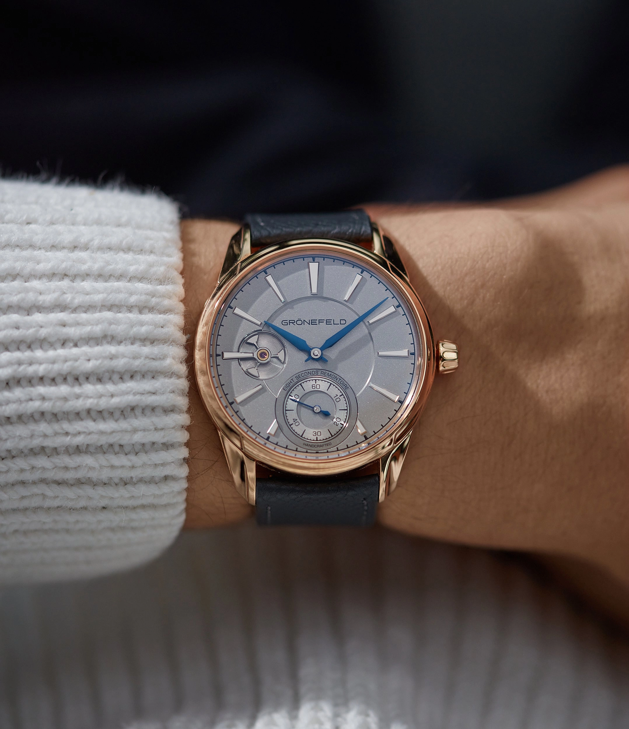1941 Remontoire | Silver dial | Red gold