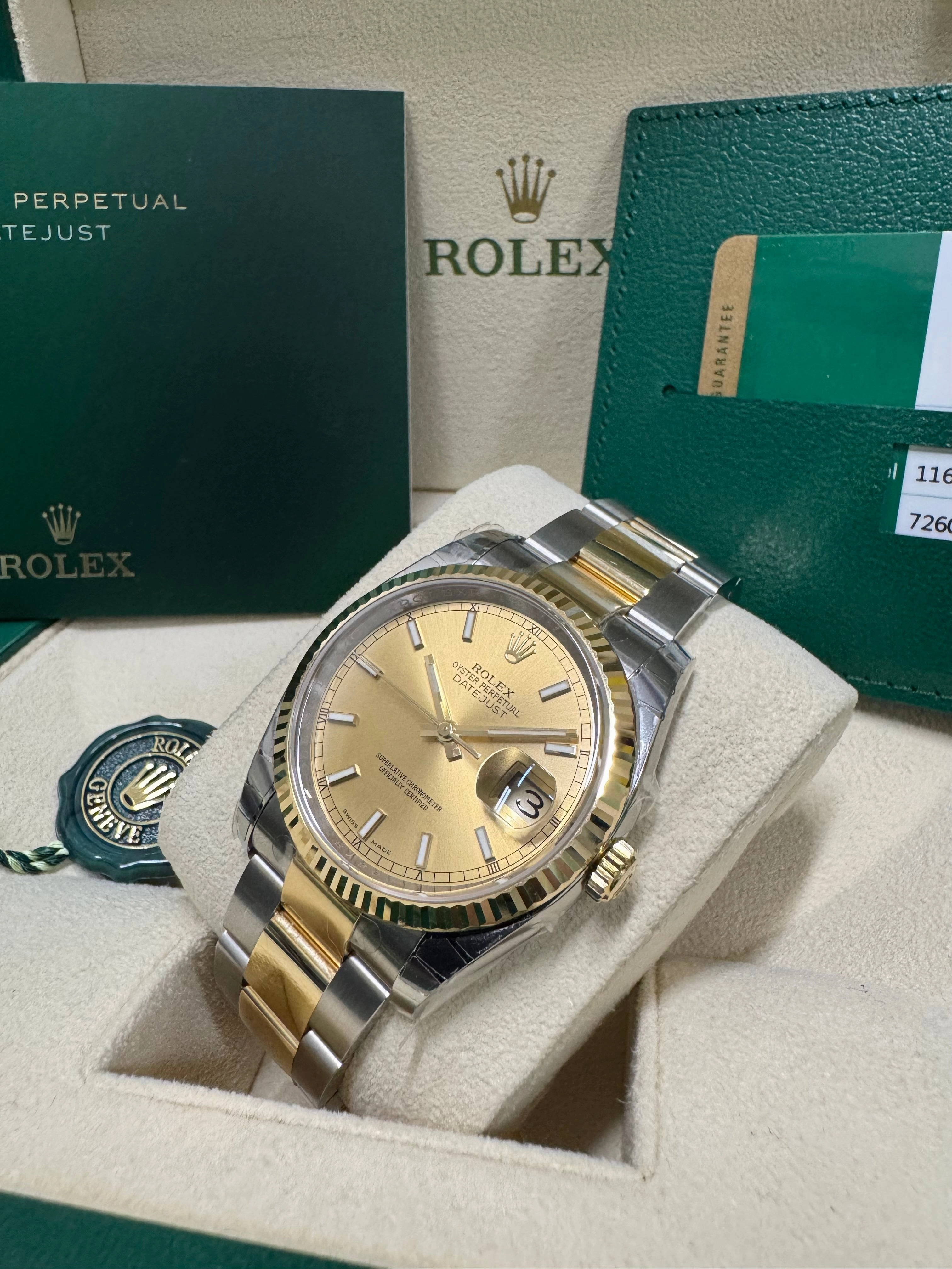 2017 Rolex Datejust 36 116233