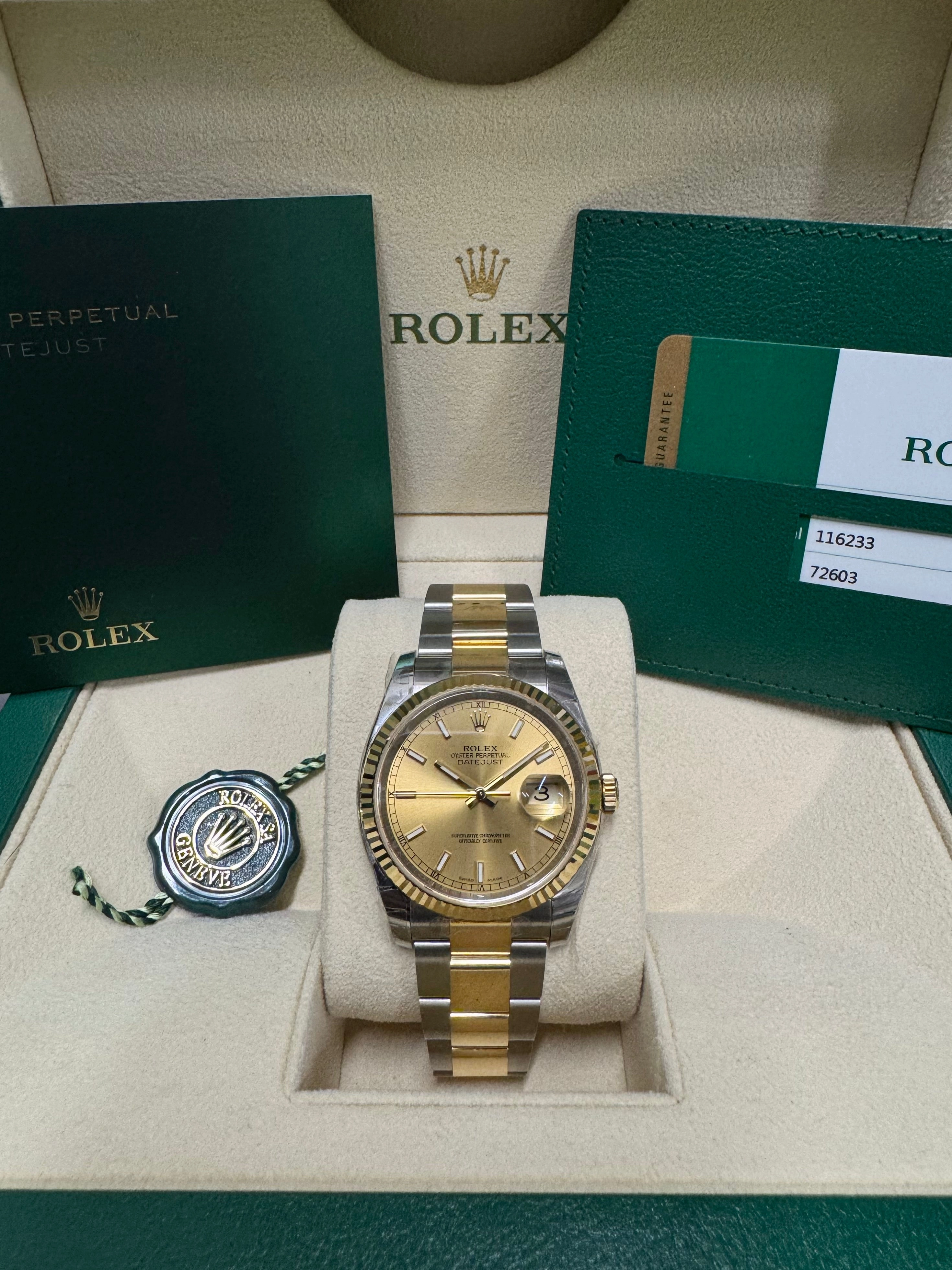 2017 Rolex Datejust 36 116233