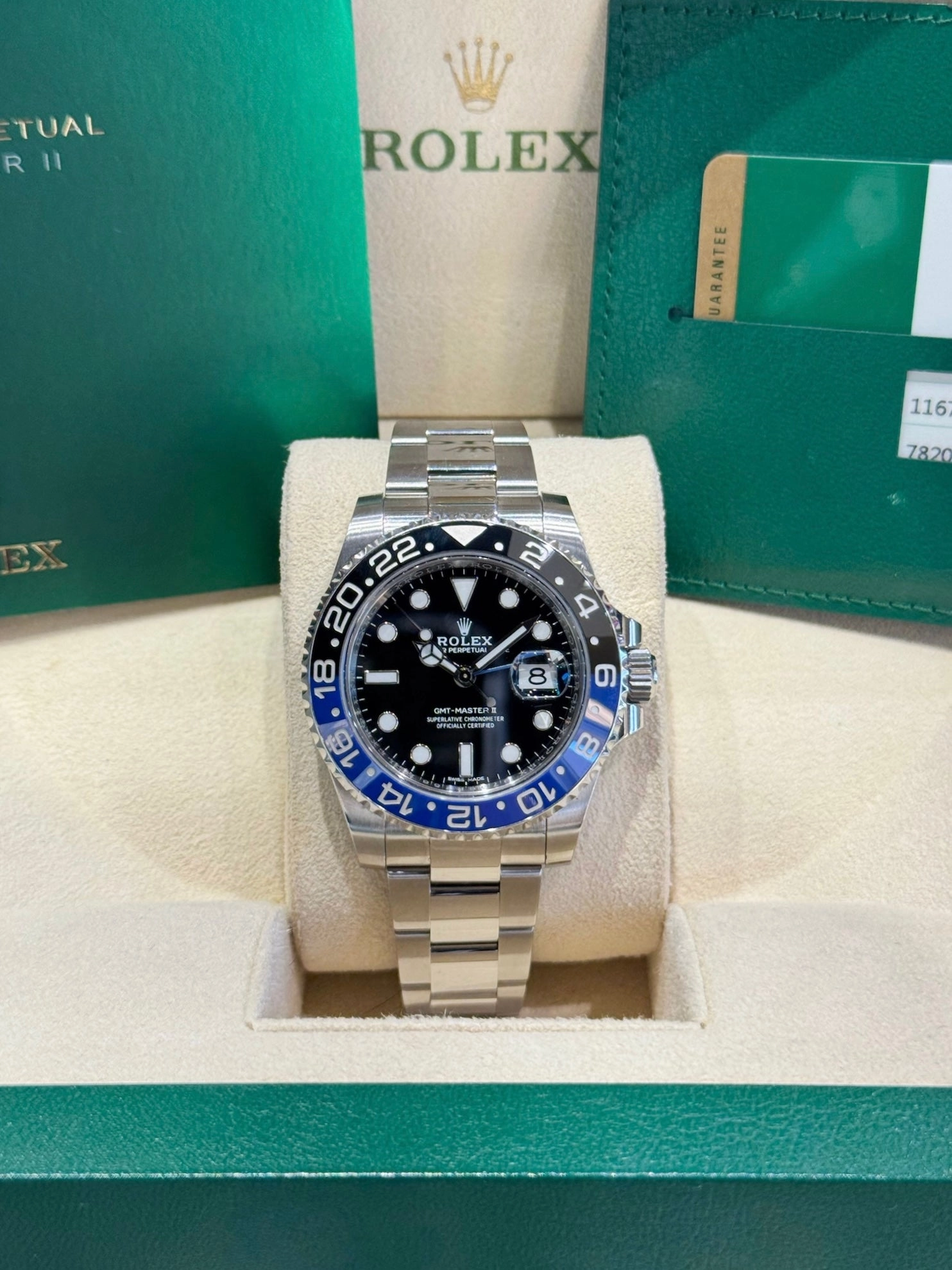 2017 Rolex GMT-Master II Batman 116710BLNR