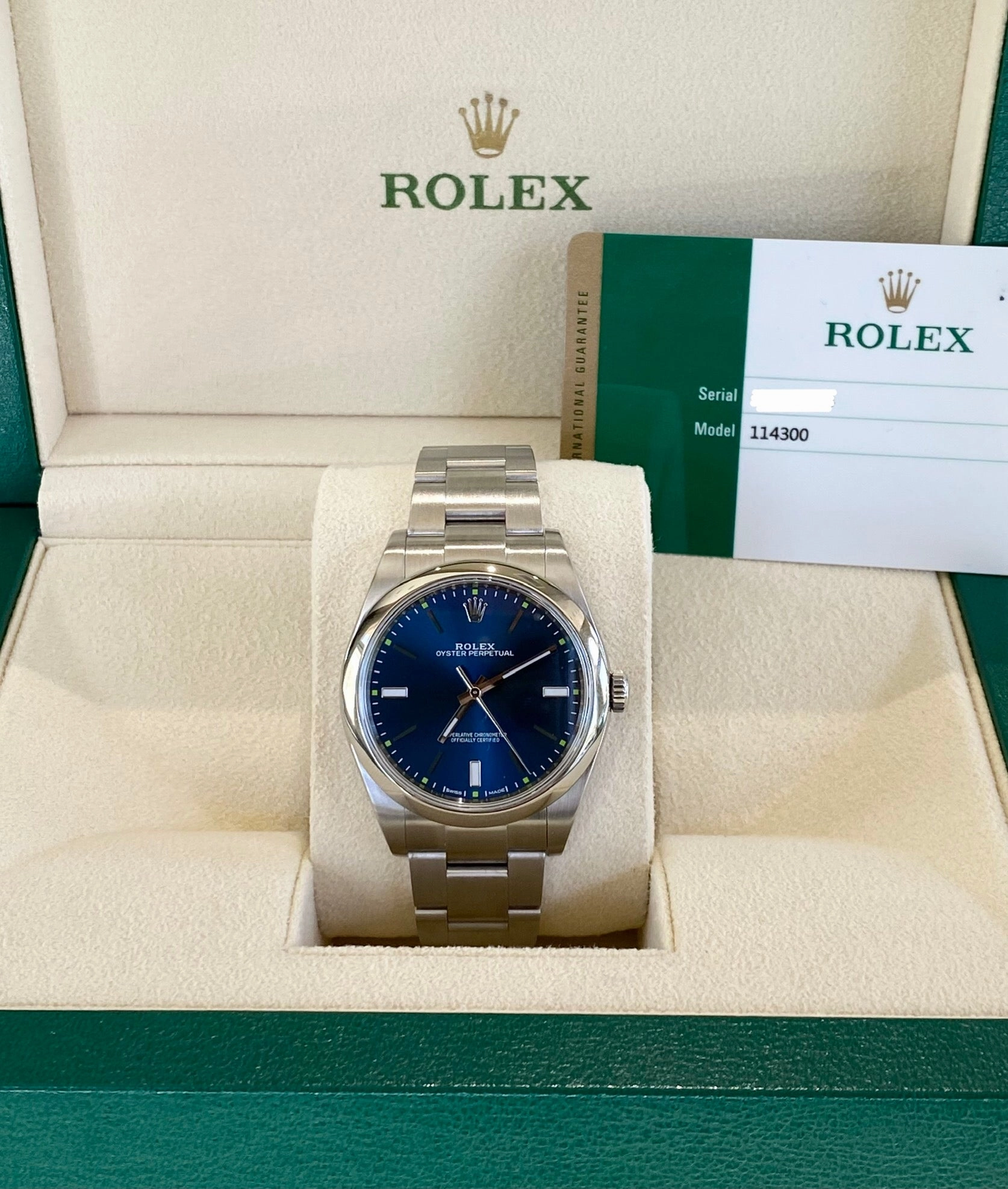 2017 Rolex Oyster Perpetual 39 114300