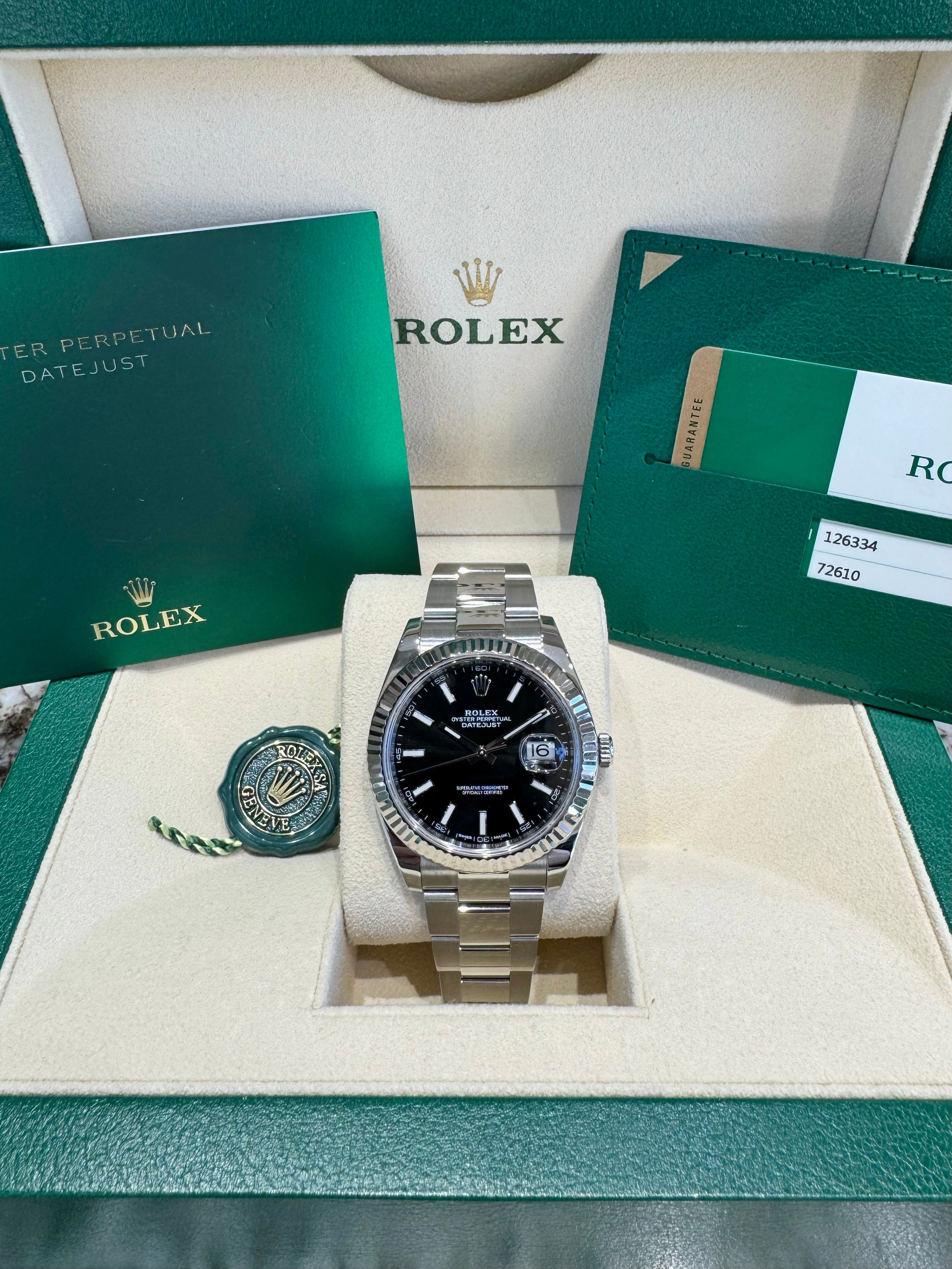 2018 Rolex Datejust 41 126334