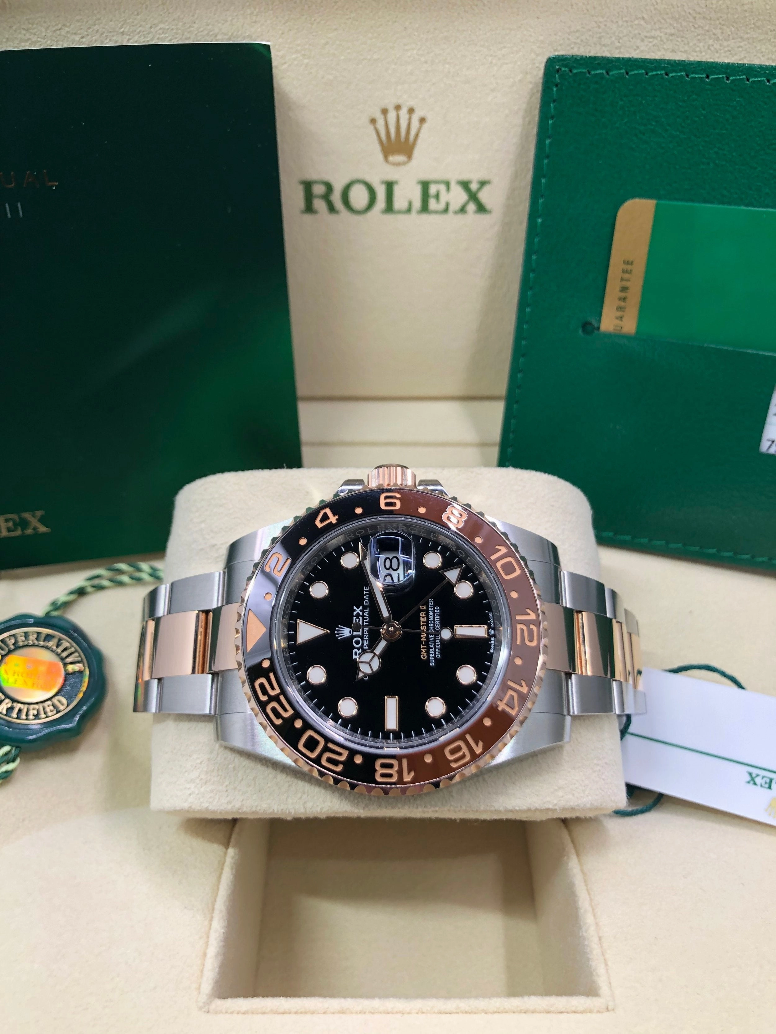 2018 Rolex GMT-Master II Rootbeer 126711CHNR