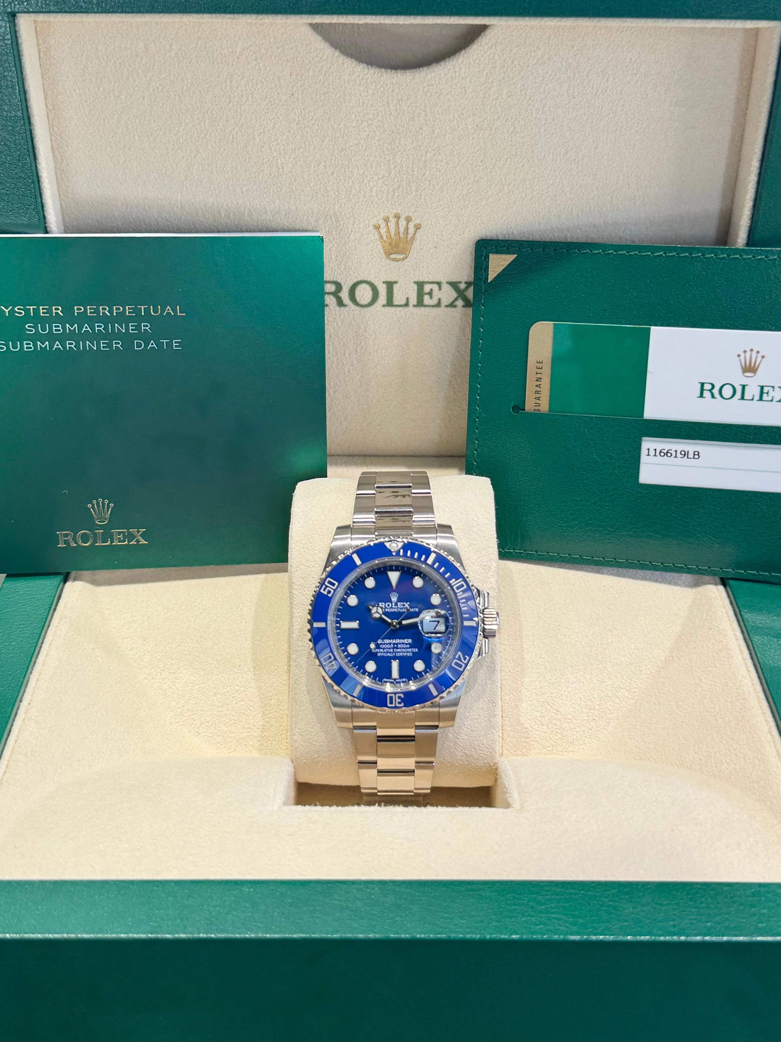 2018 Rolex Submariner 116619LB