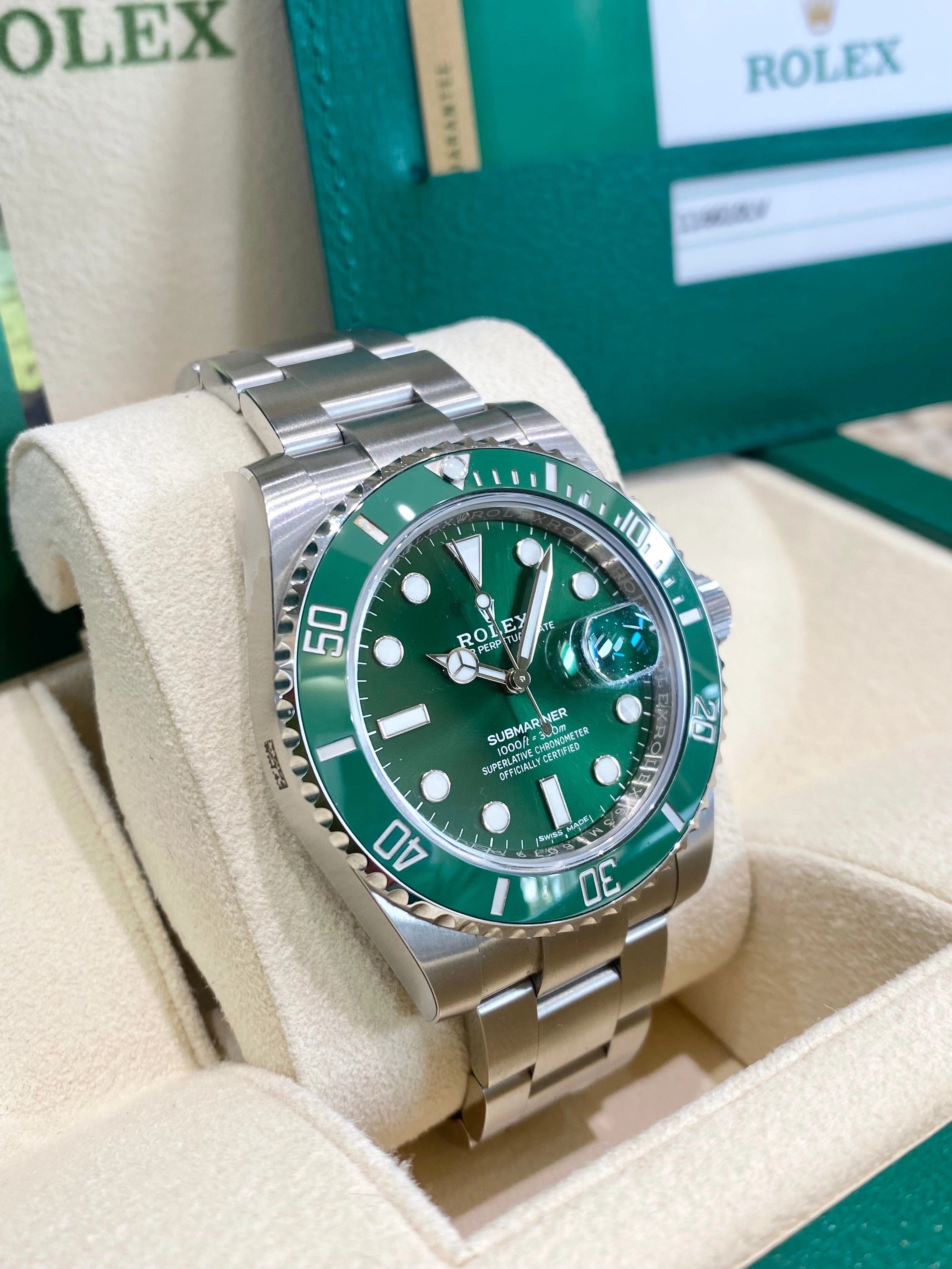 2018 Rolex Submariner Hulk 116610LV