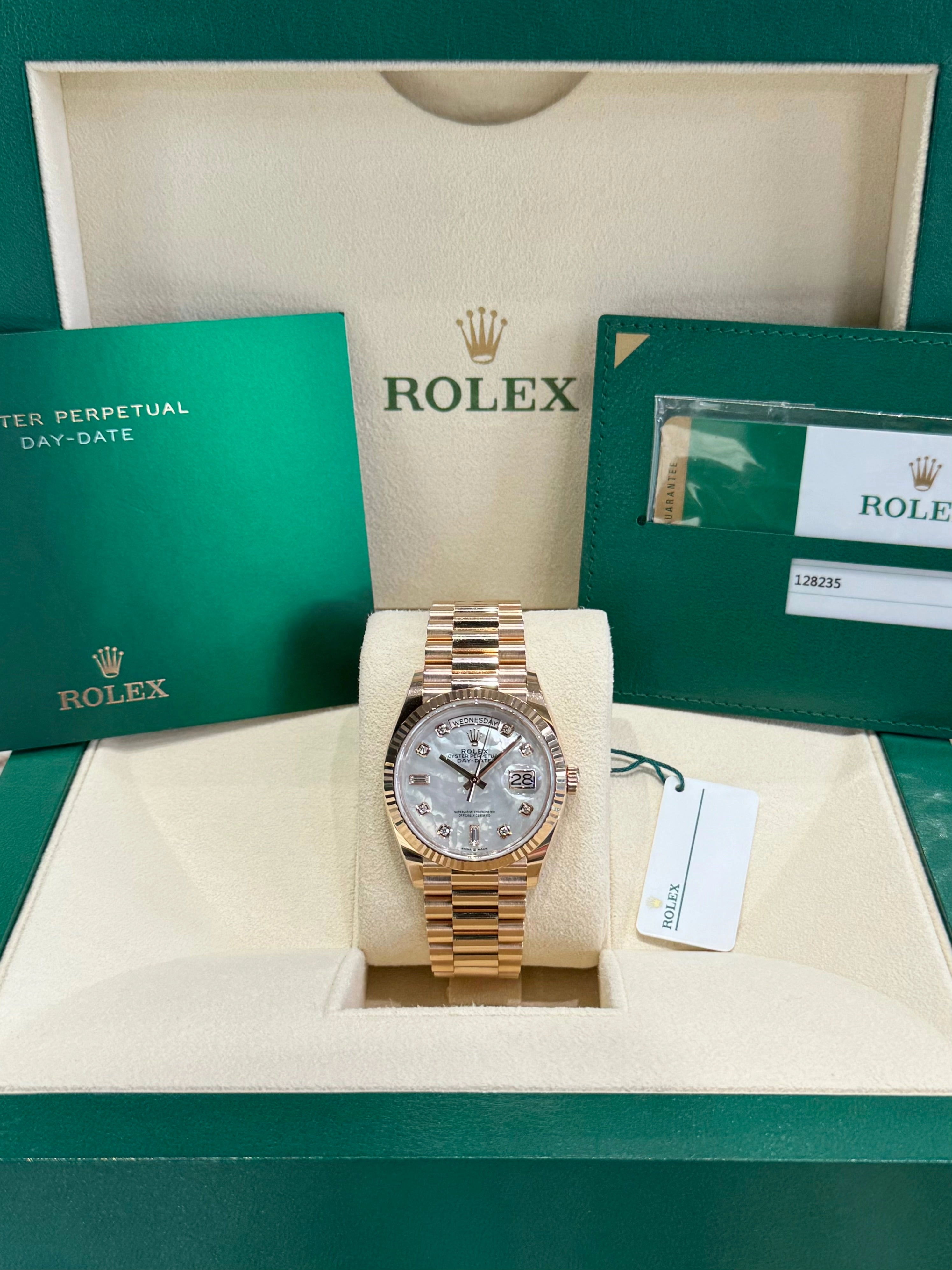 2019 Rolex Day-Date 36 128235