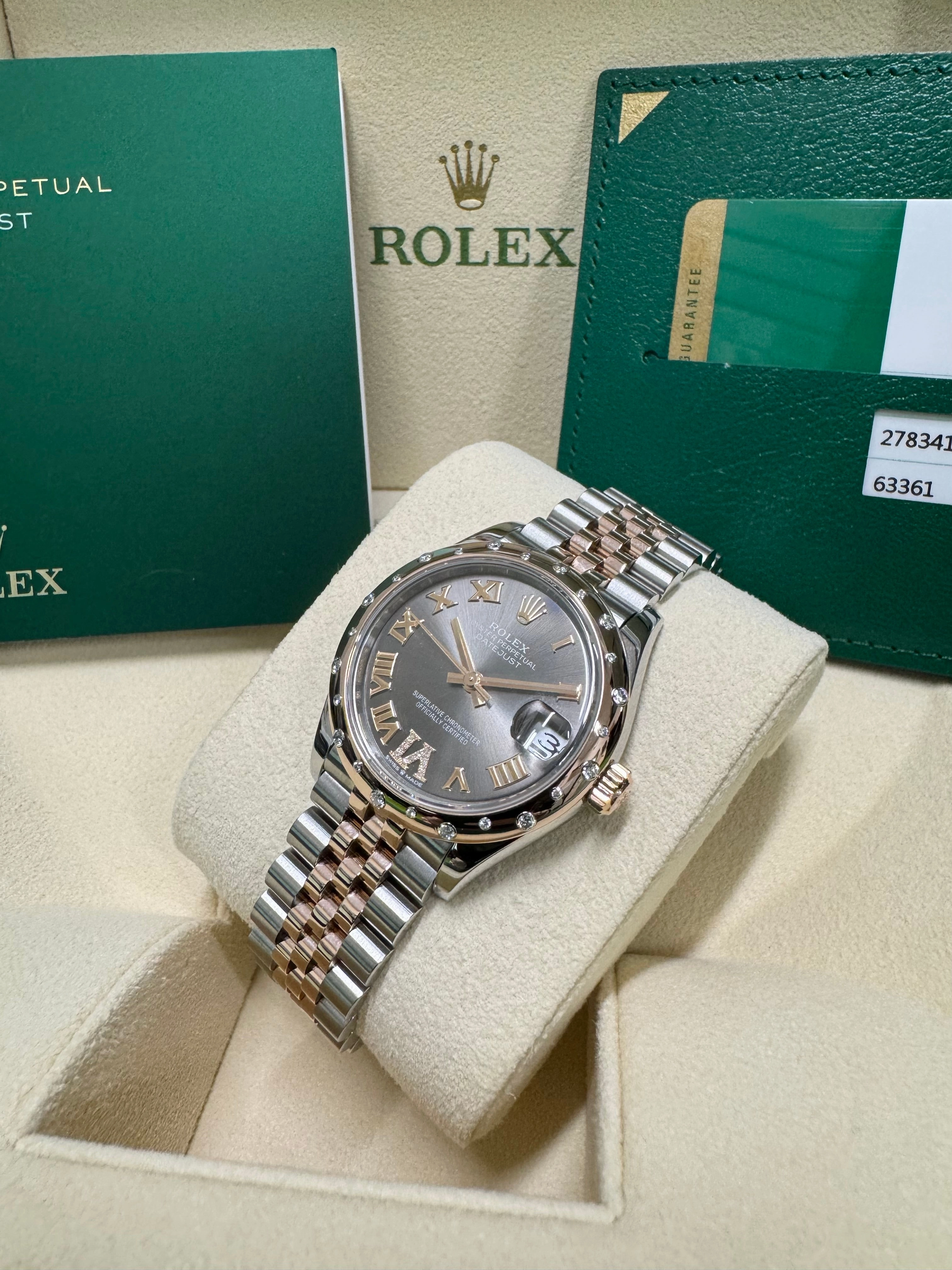 2019 Rolex Ladies Datejust 31 278341RBR
