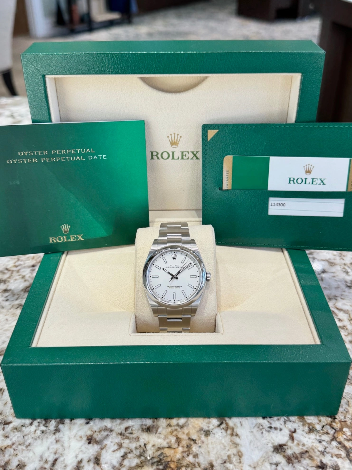 2019 Rolex Oyster Perpetual 39 114300