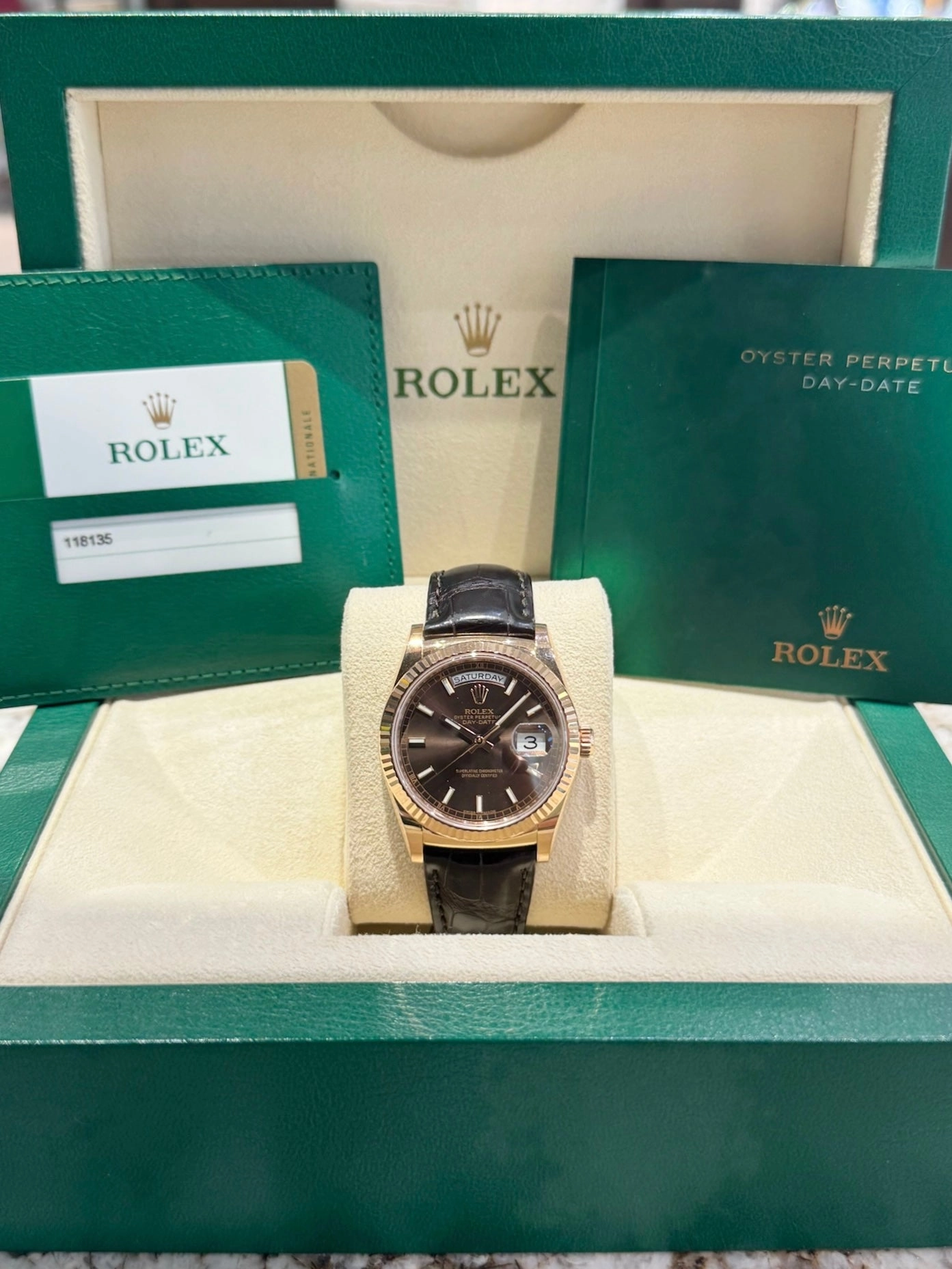 2020 Rolex Day-Date 36 118135