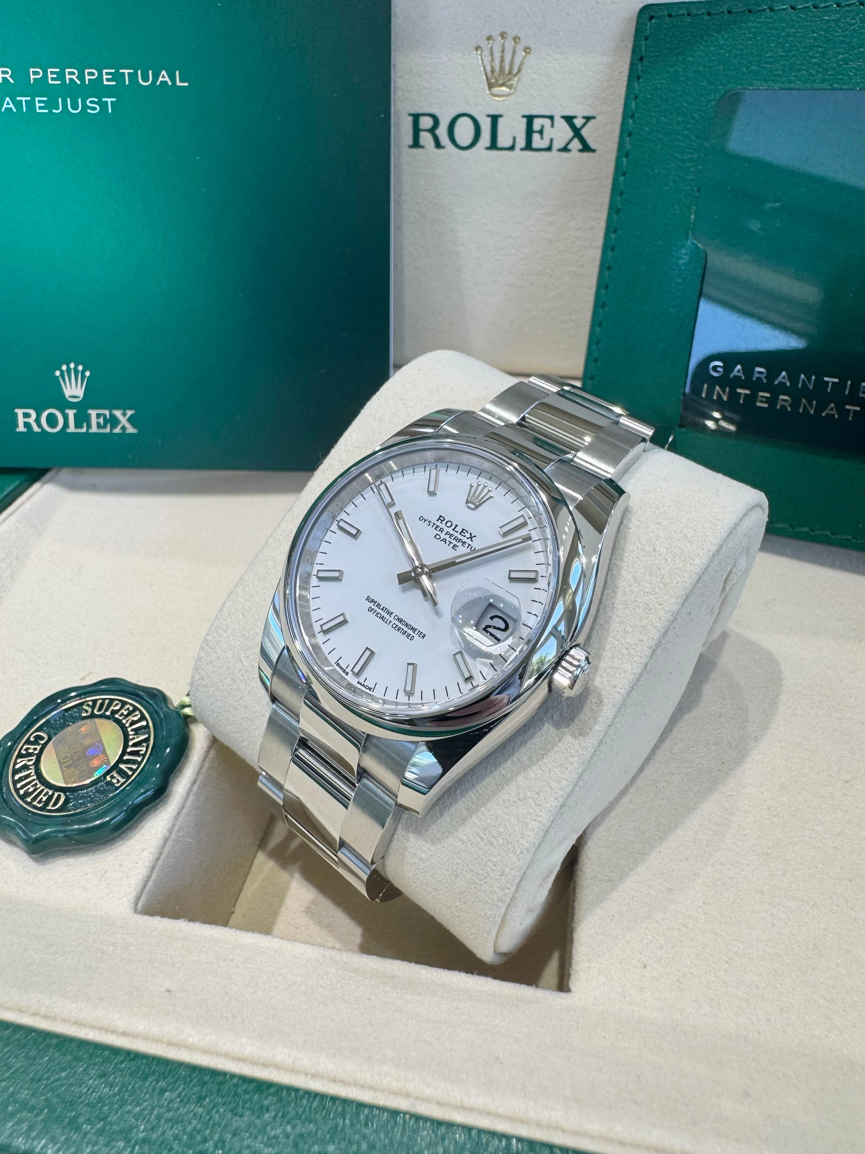 2021 Rolex Date 34 115200