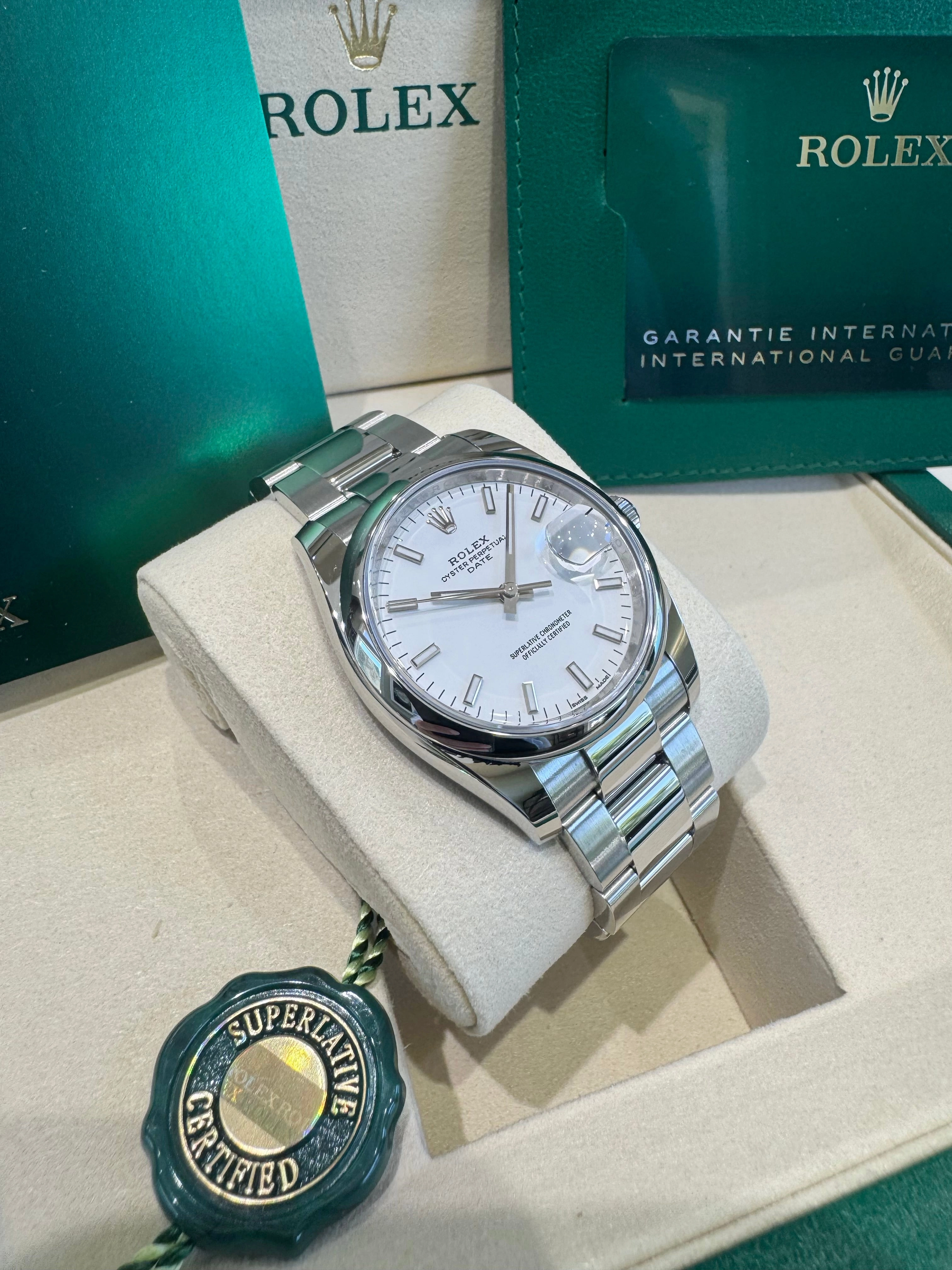 2021 Rolex Date 34 115200