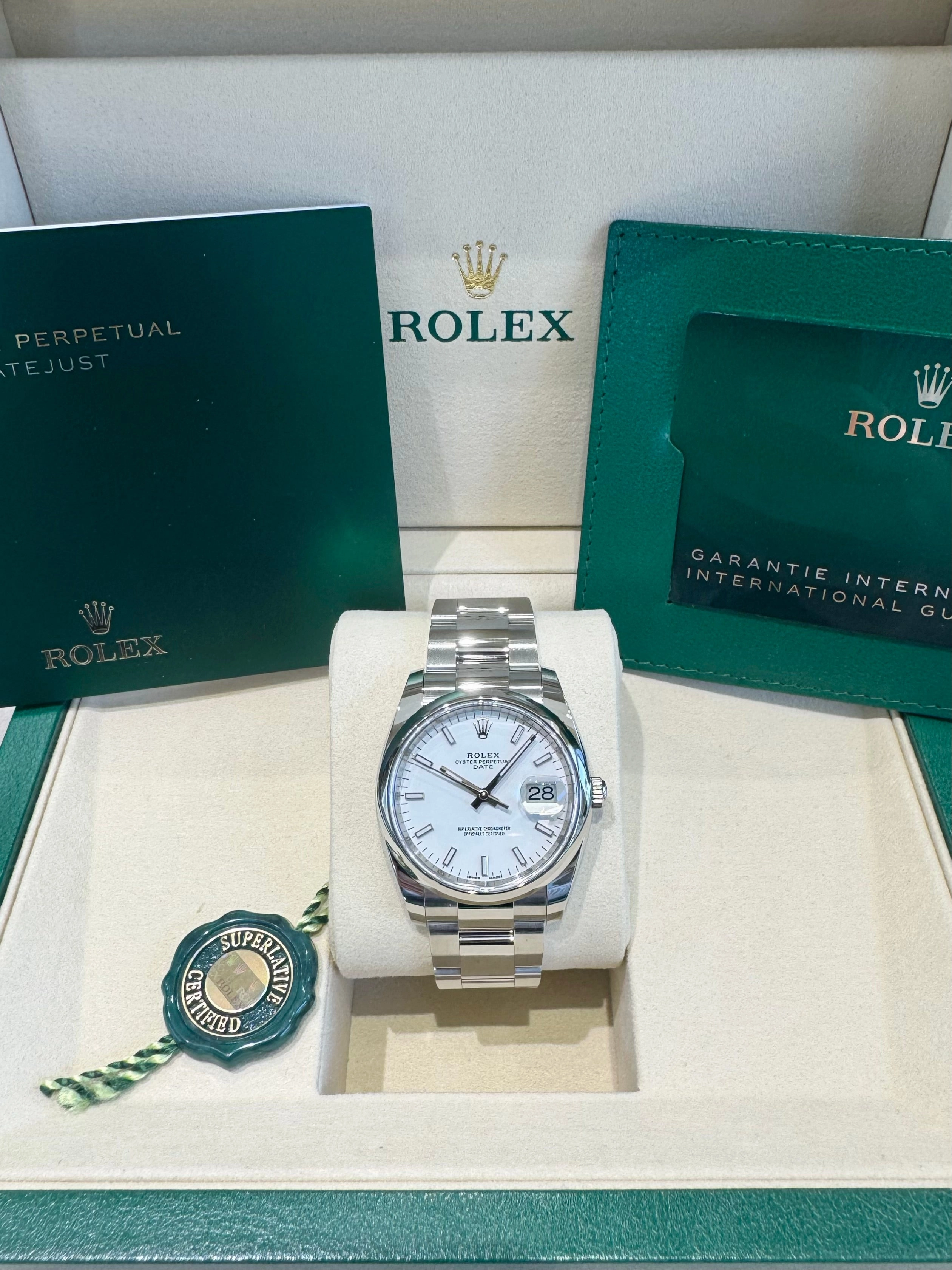 2021 Rolex Date 34 115200