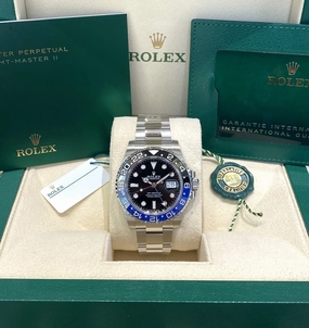 2022 Rolex GMT-Master II Batman 126710BLNR