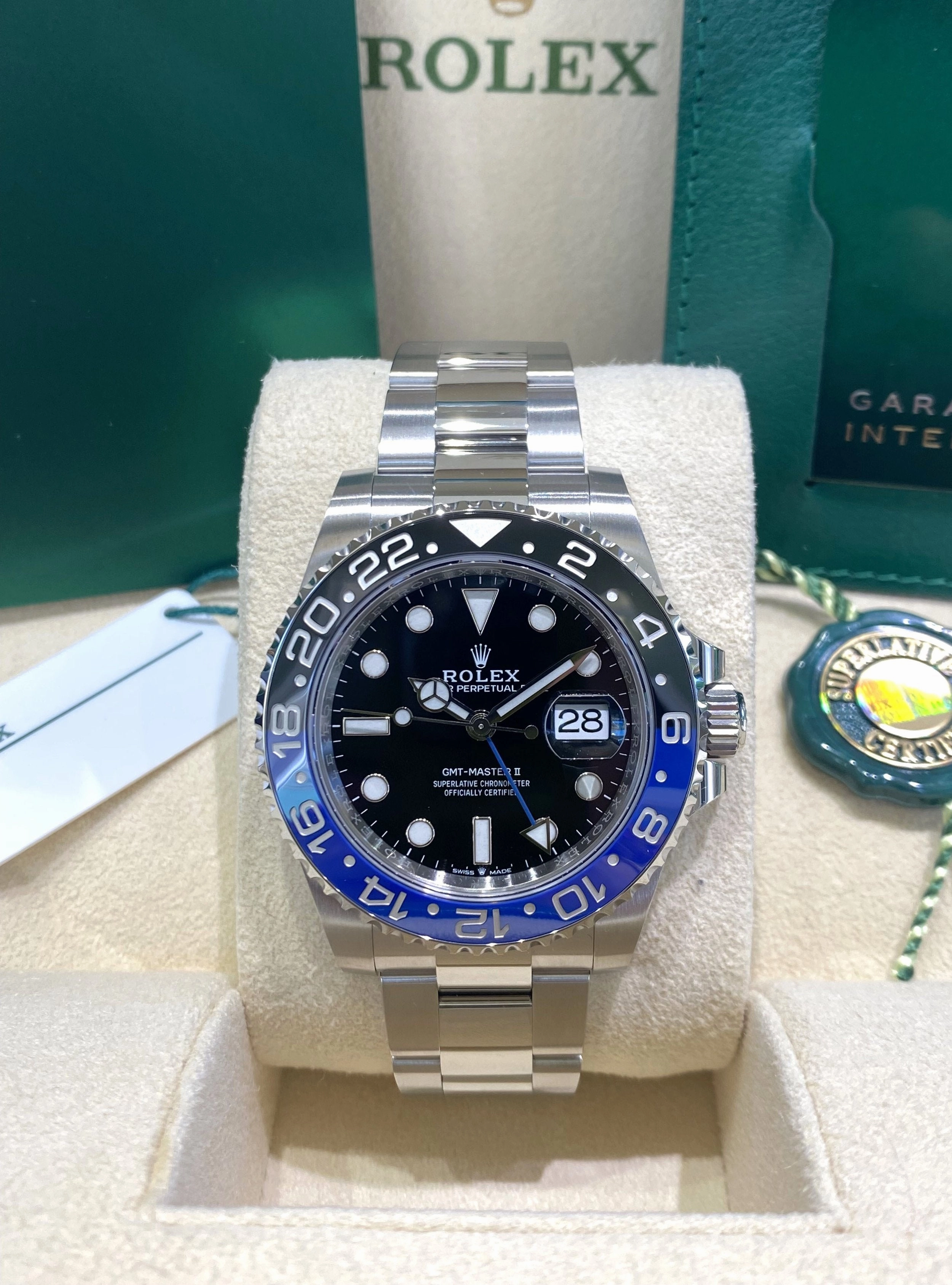 2022 Rolex GMT-Master II Batman 126710BLNR