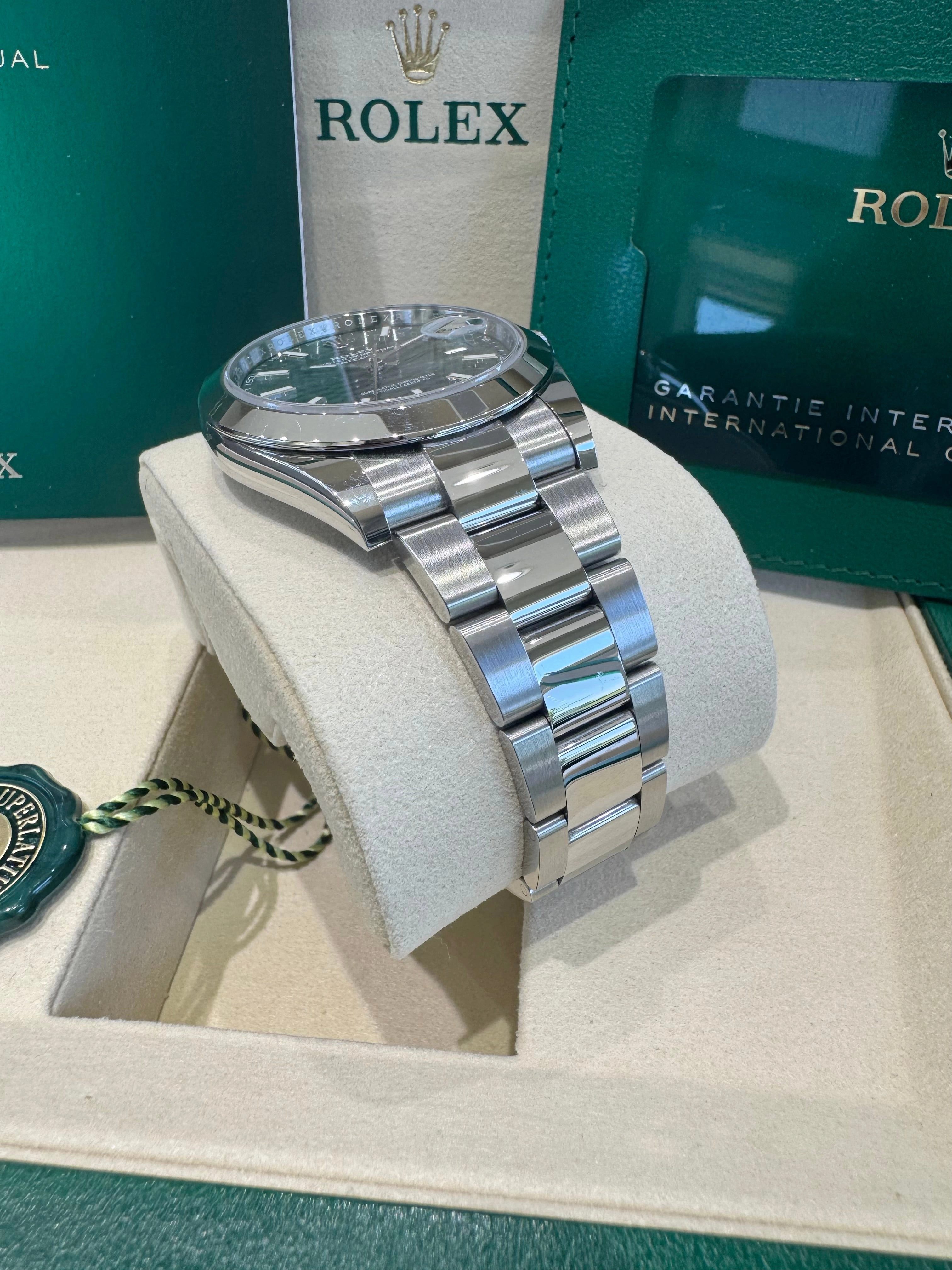 2023 Rolex Datejust 41 Mint Motif 126300
