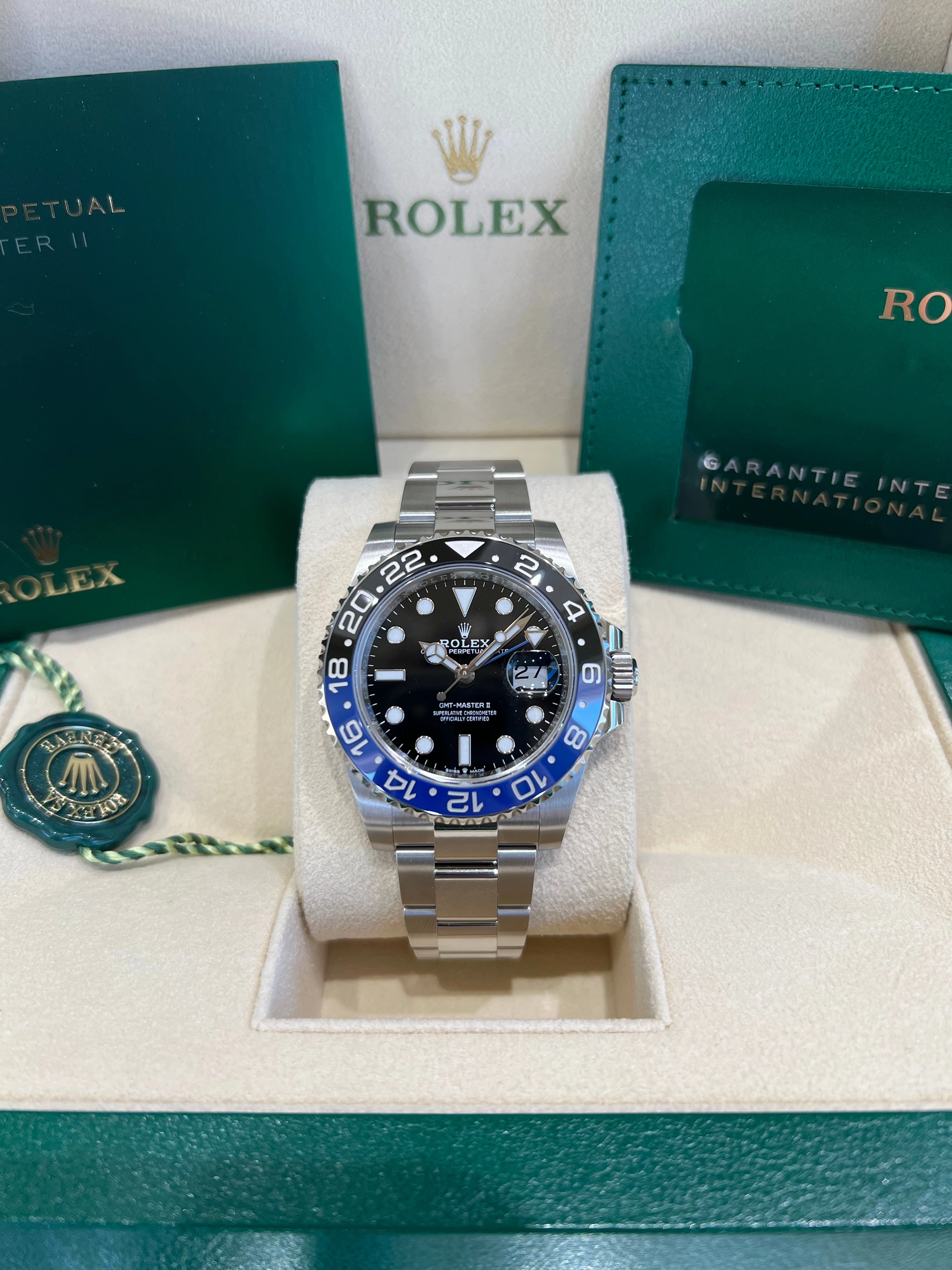 2024 Rolex GMT-Master II Batman 126710BLNR