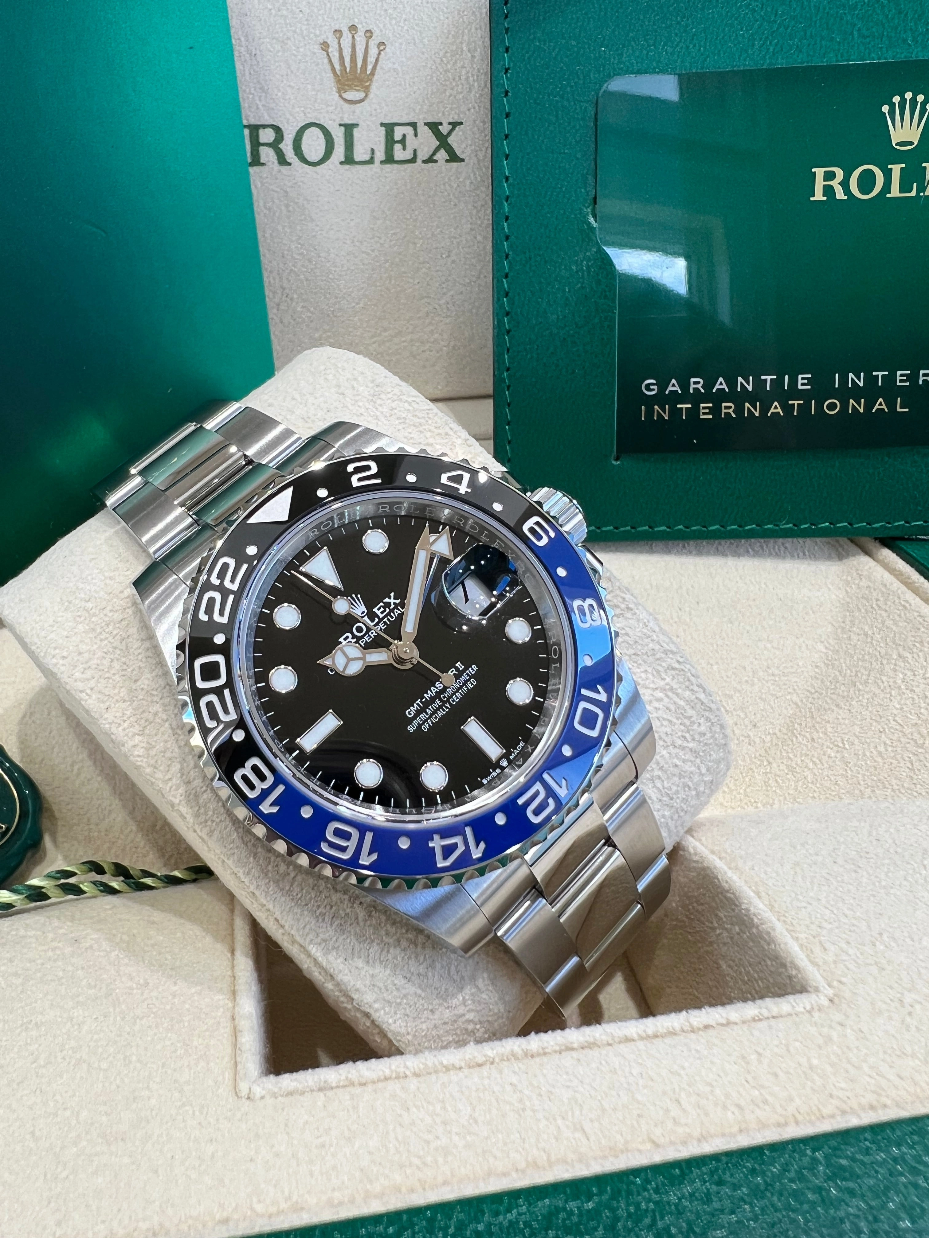 2024 Rolex GMT-Master II Batman 126710BLNR