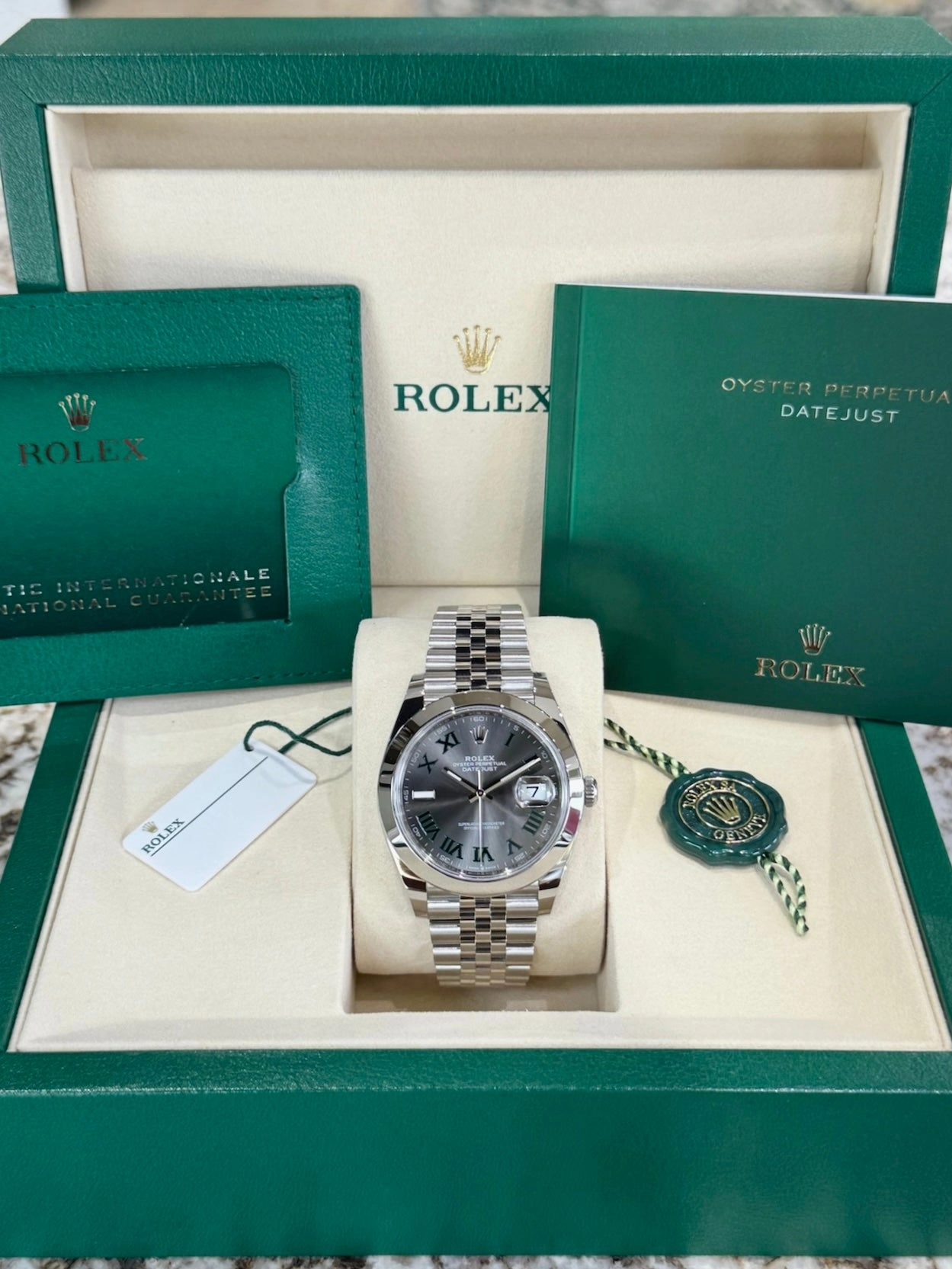 2025 Rolex Datejust 41 Wimbledon 126300