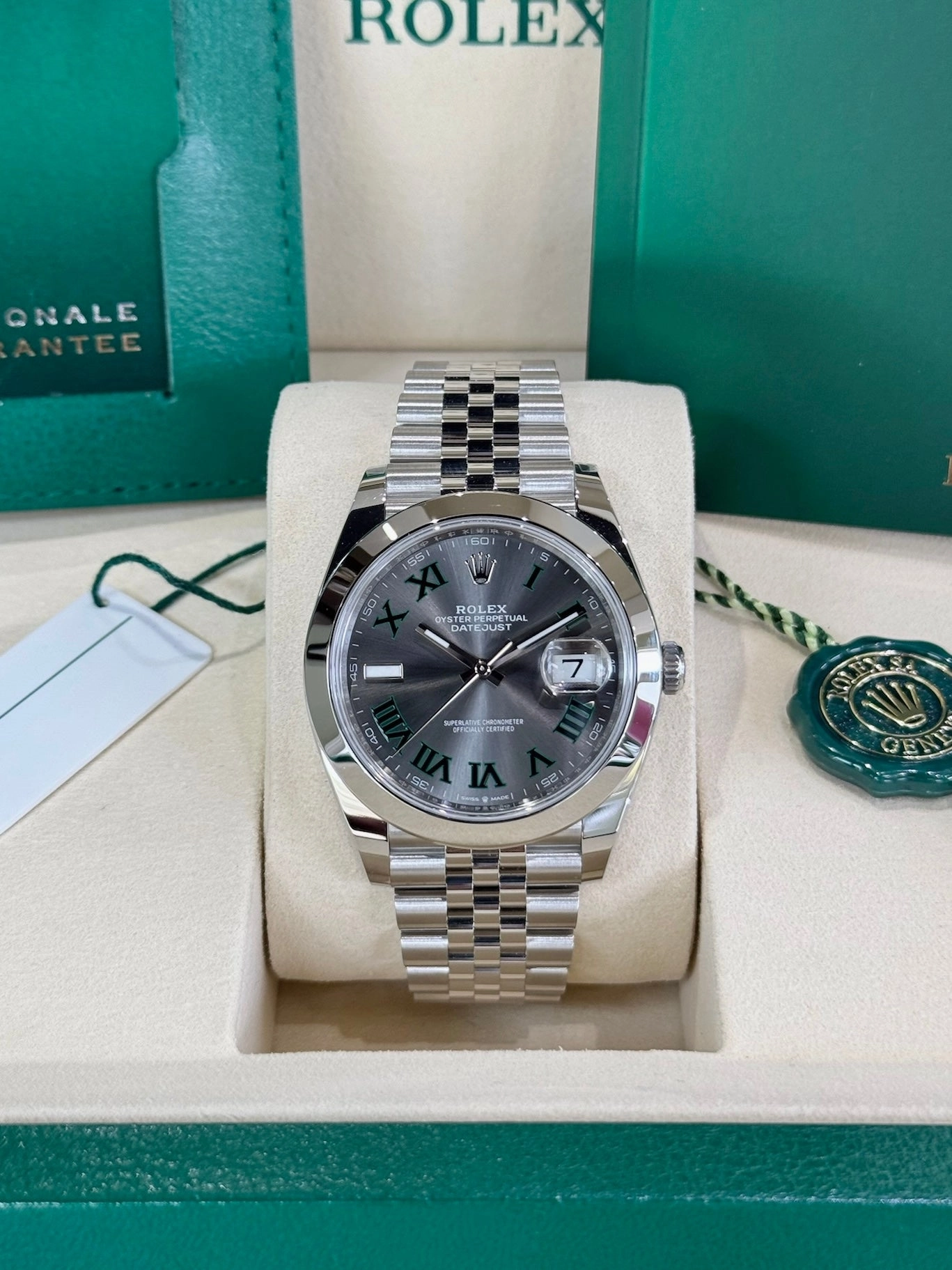 2025 Rolex Datejust 41 Wimbledon 126300