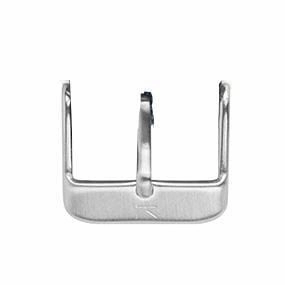 20mm Brushed Silver Buckle