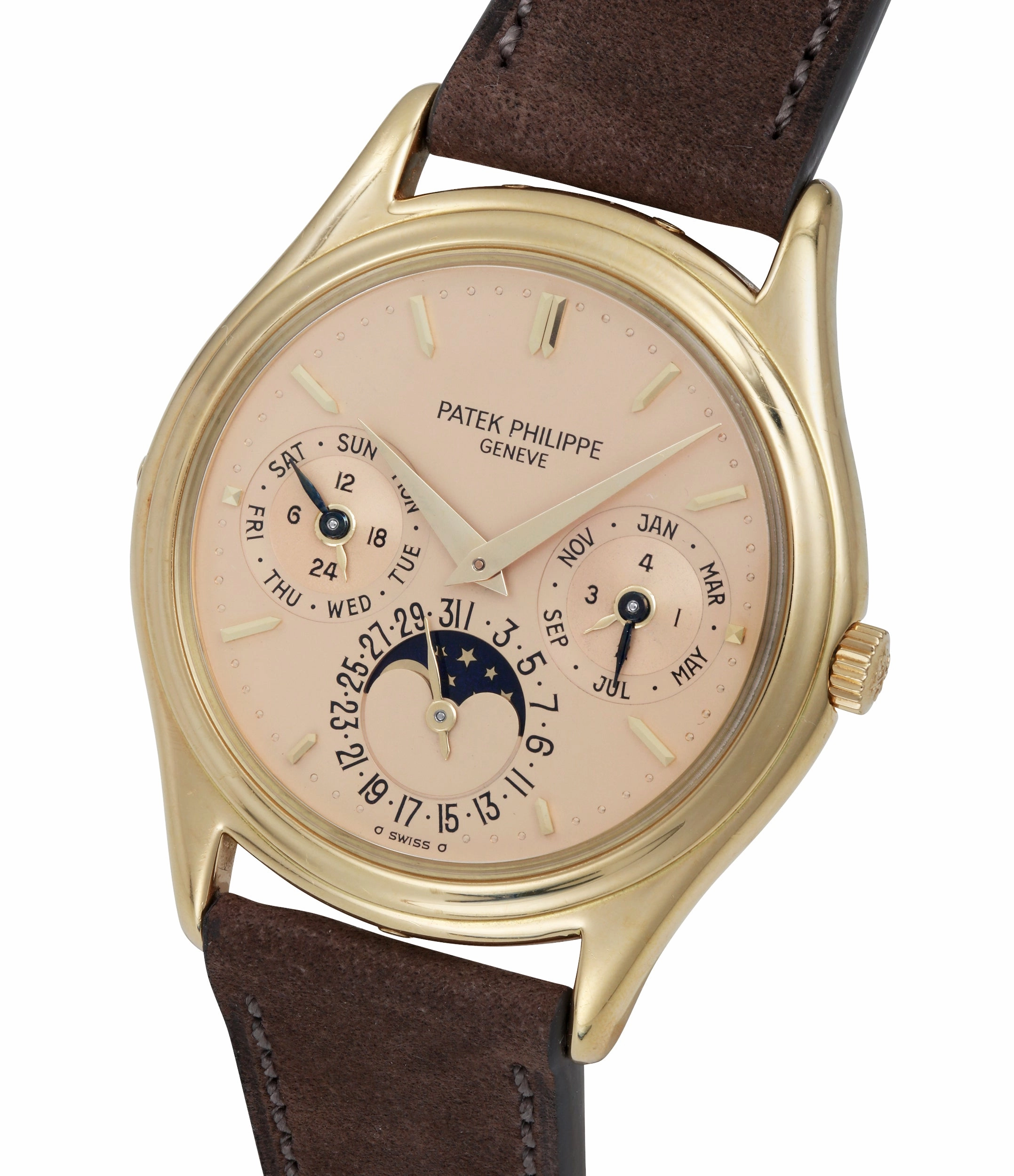 3940J dor dial | Perpetual Calendar | Yellow Gold