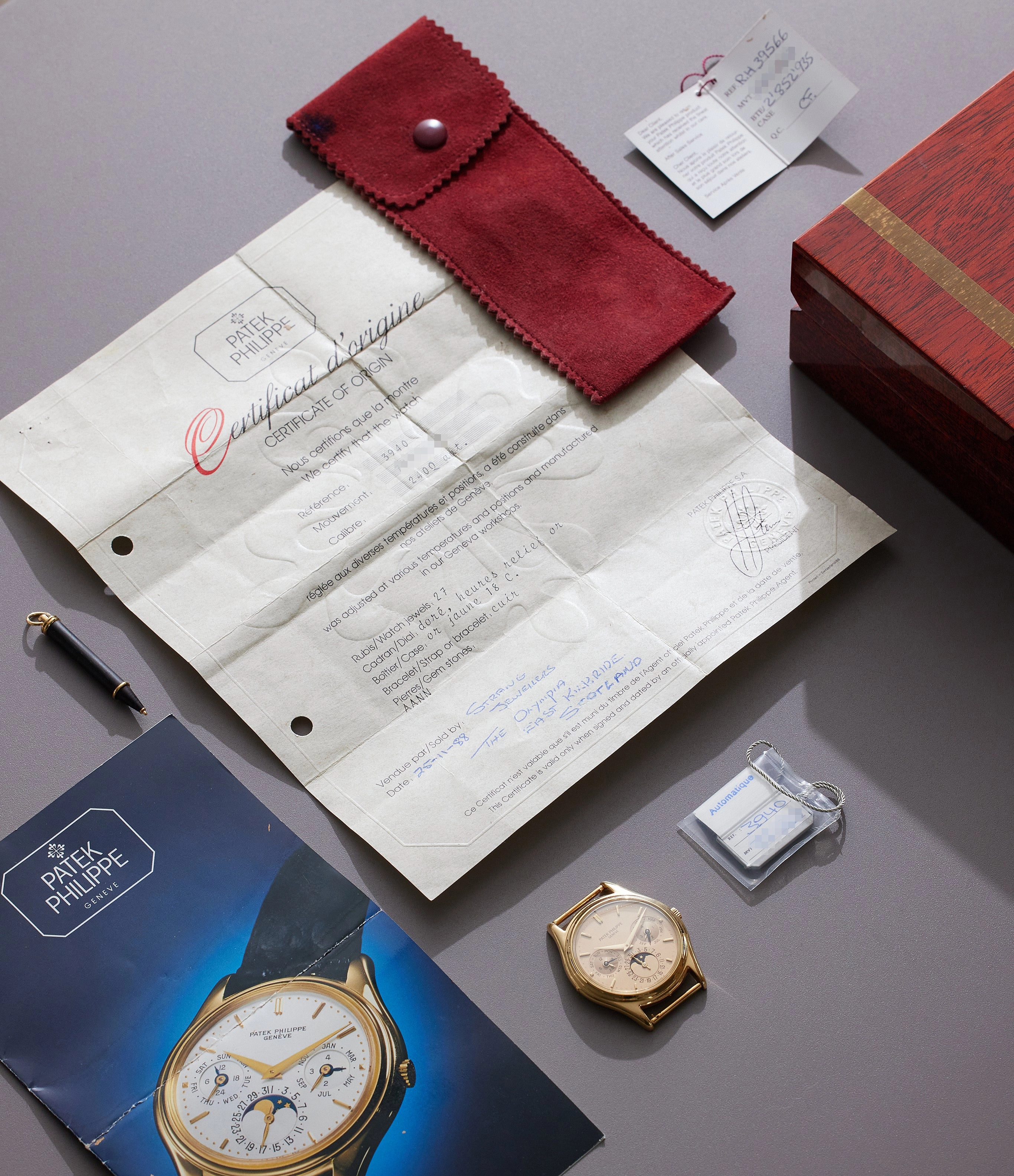 3940J dor dial | Perpetual Calendar | Yellow Gold