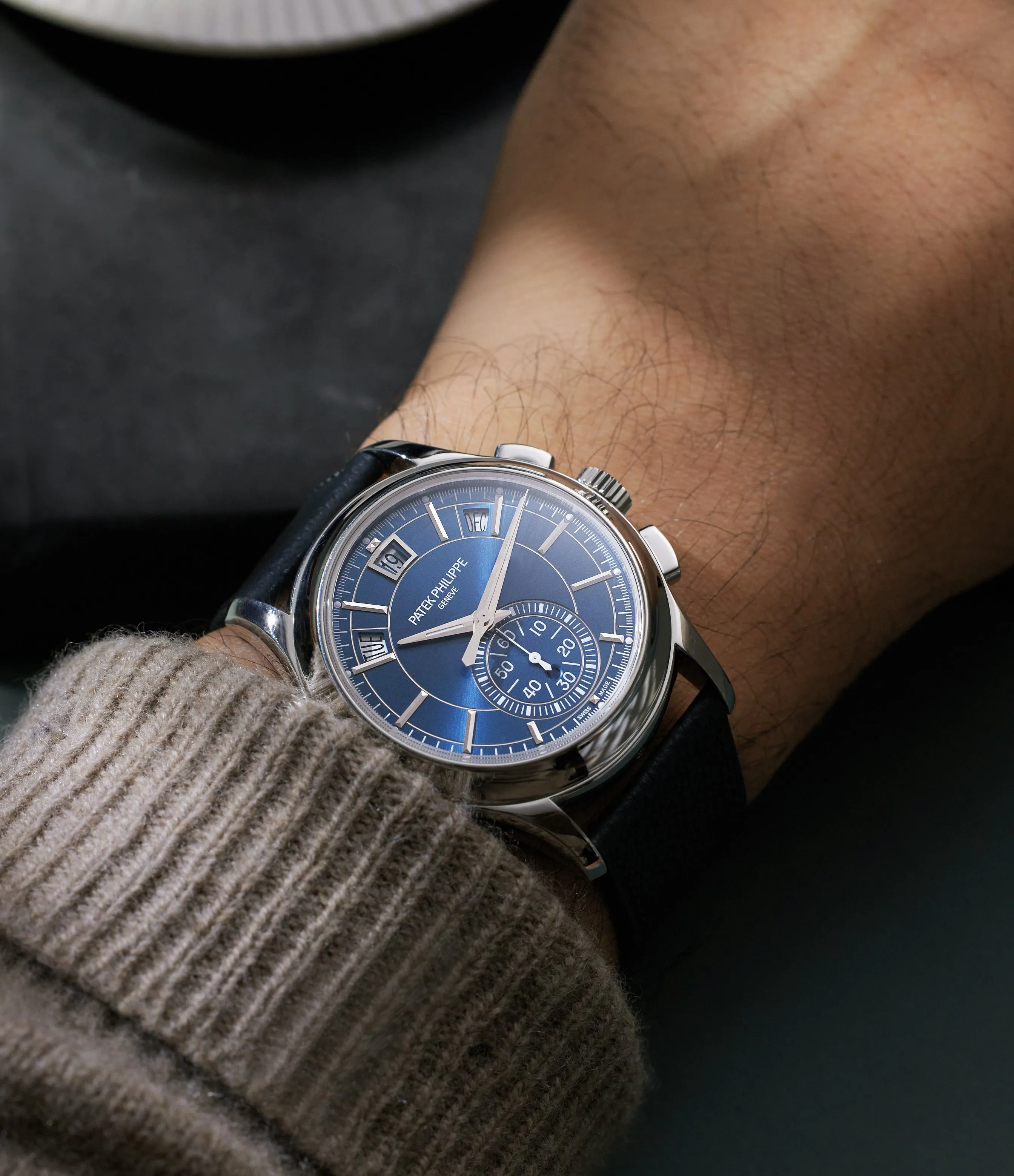 5905P | Annual Calendar | Chronograph | Platinum