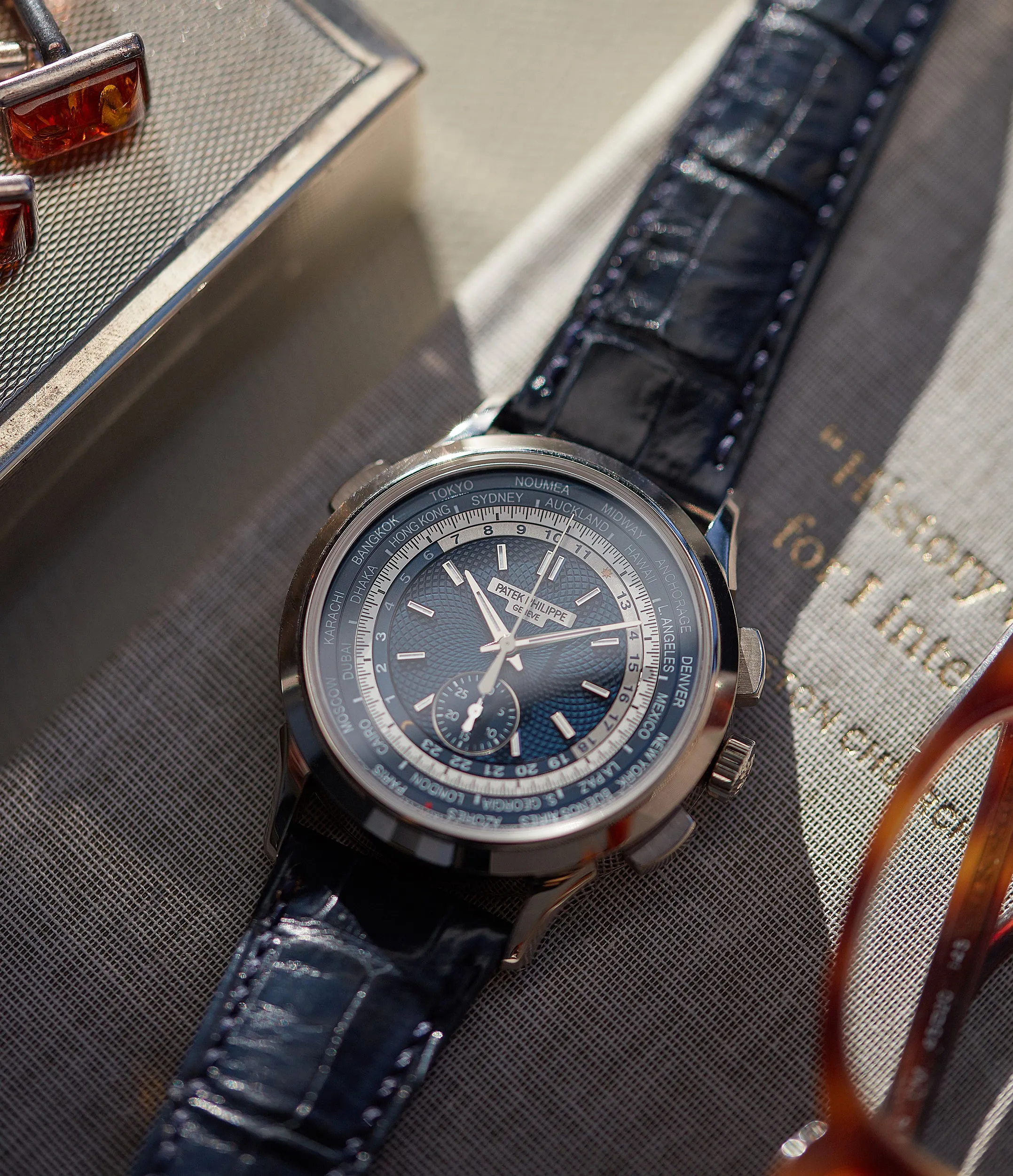 5930G-001 | World Time Chronograph Cal. CH 28-520 HU | White Gold