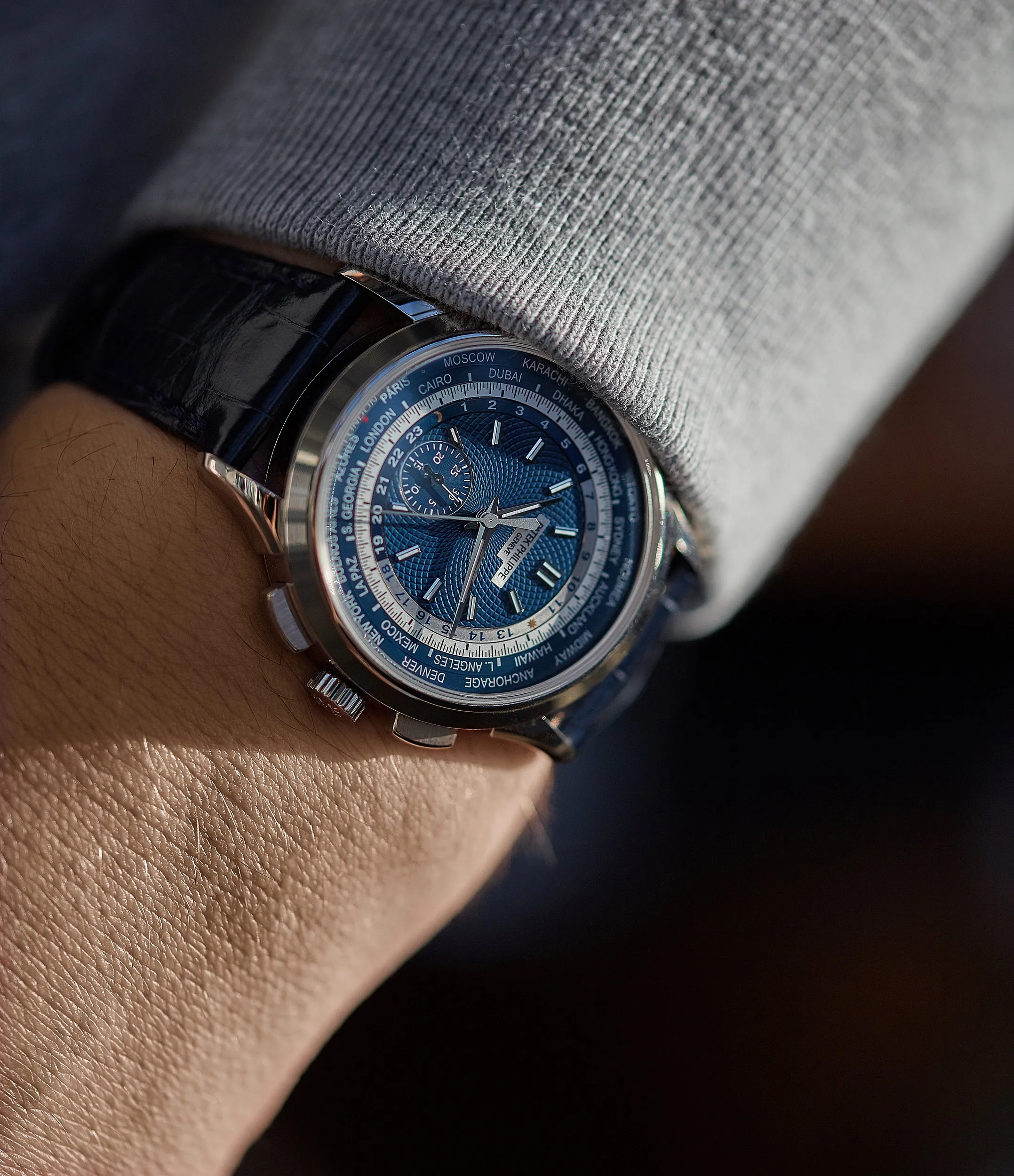 5930G-001 | World Time Chronograph Cal. CH 28-520 HU | White Gold