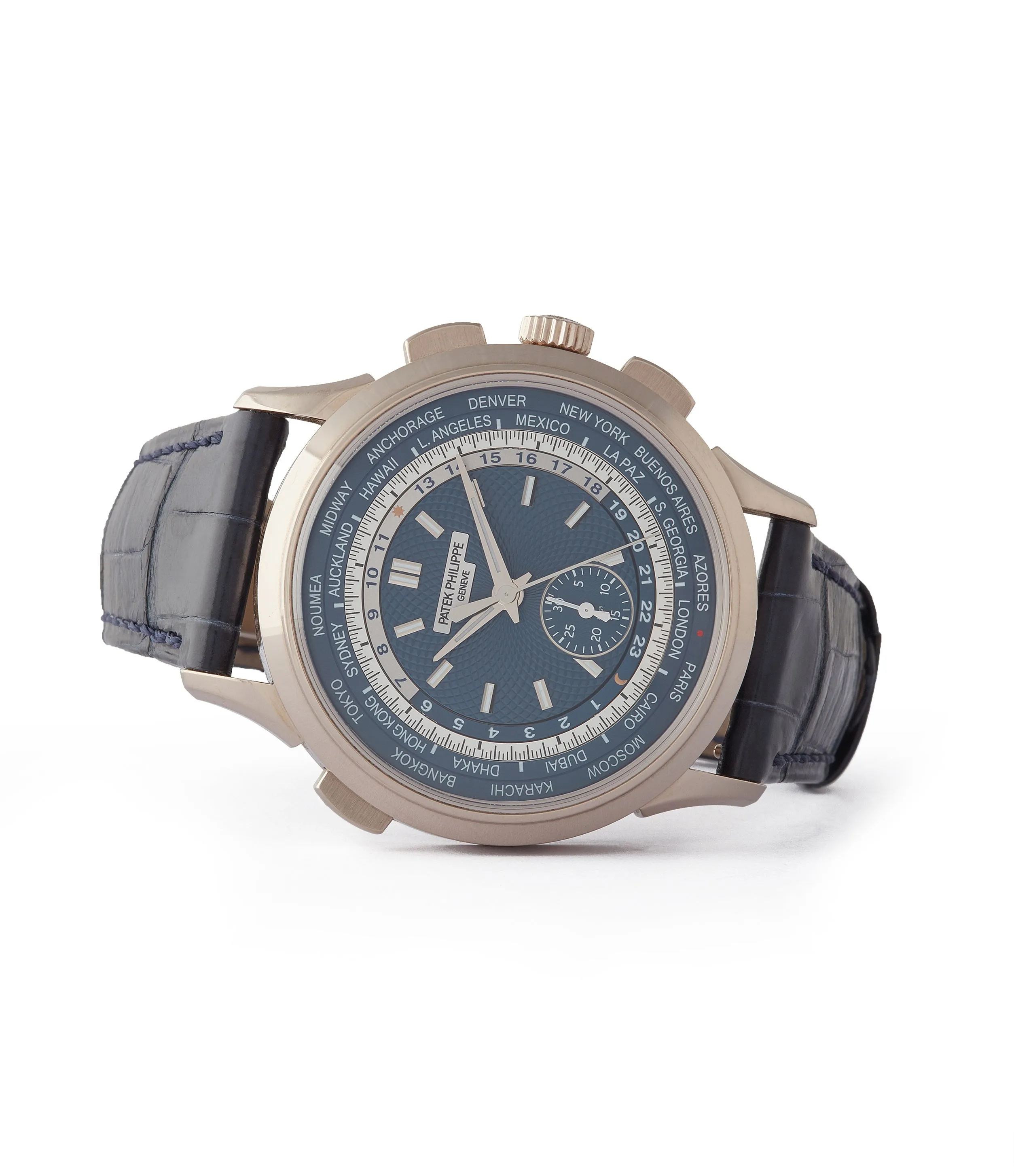5930G-001 | World Time Chronograph Cal. CH 28-520 HU | White Gold