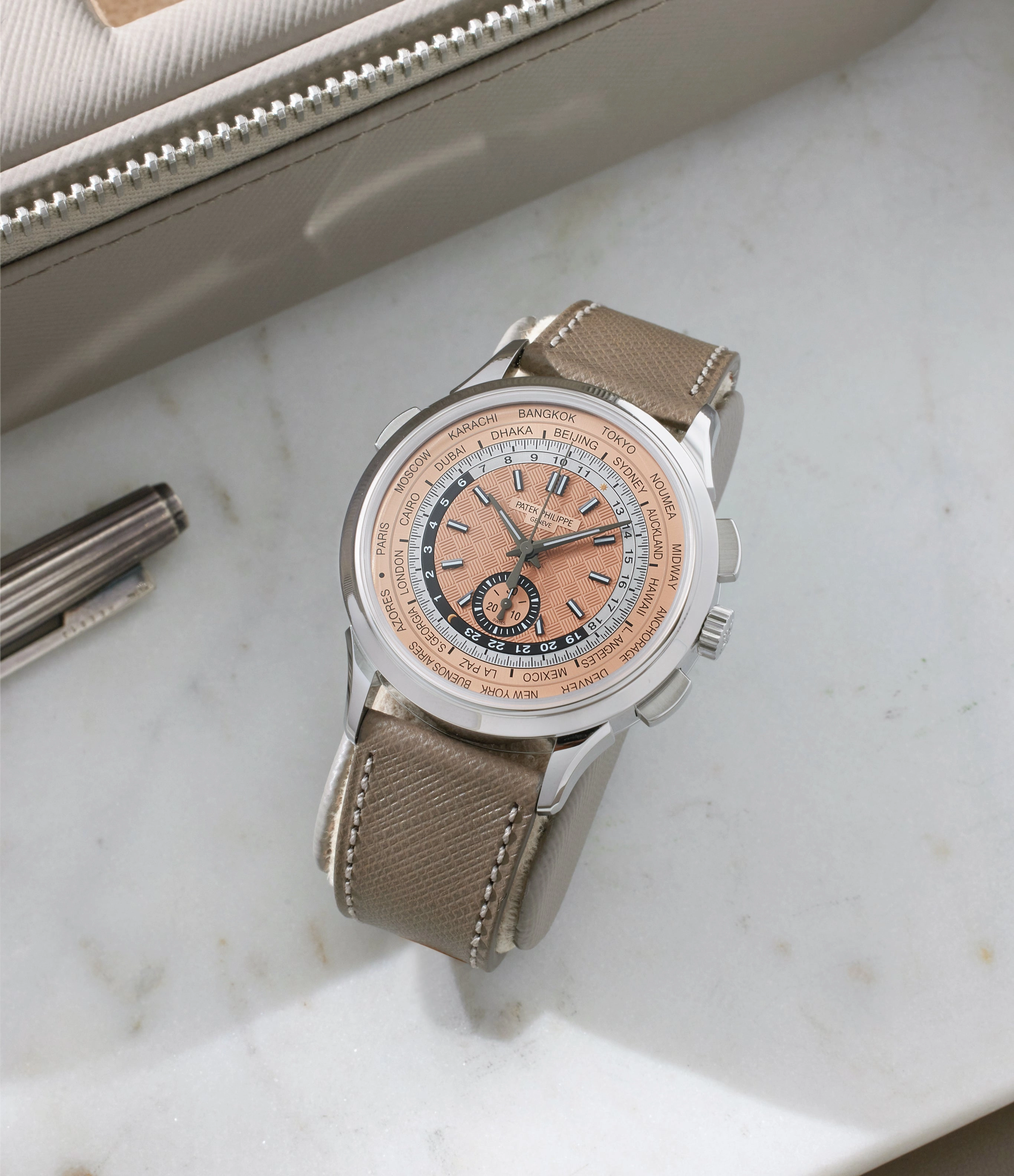 5935A-001 | World Time | Flyback Chronograph | Stainless Steel