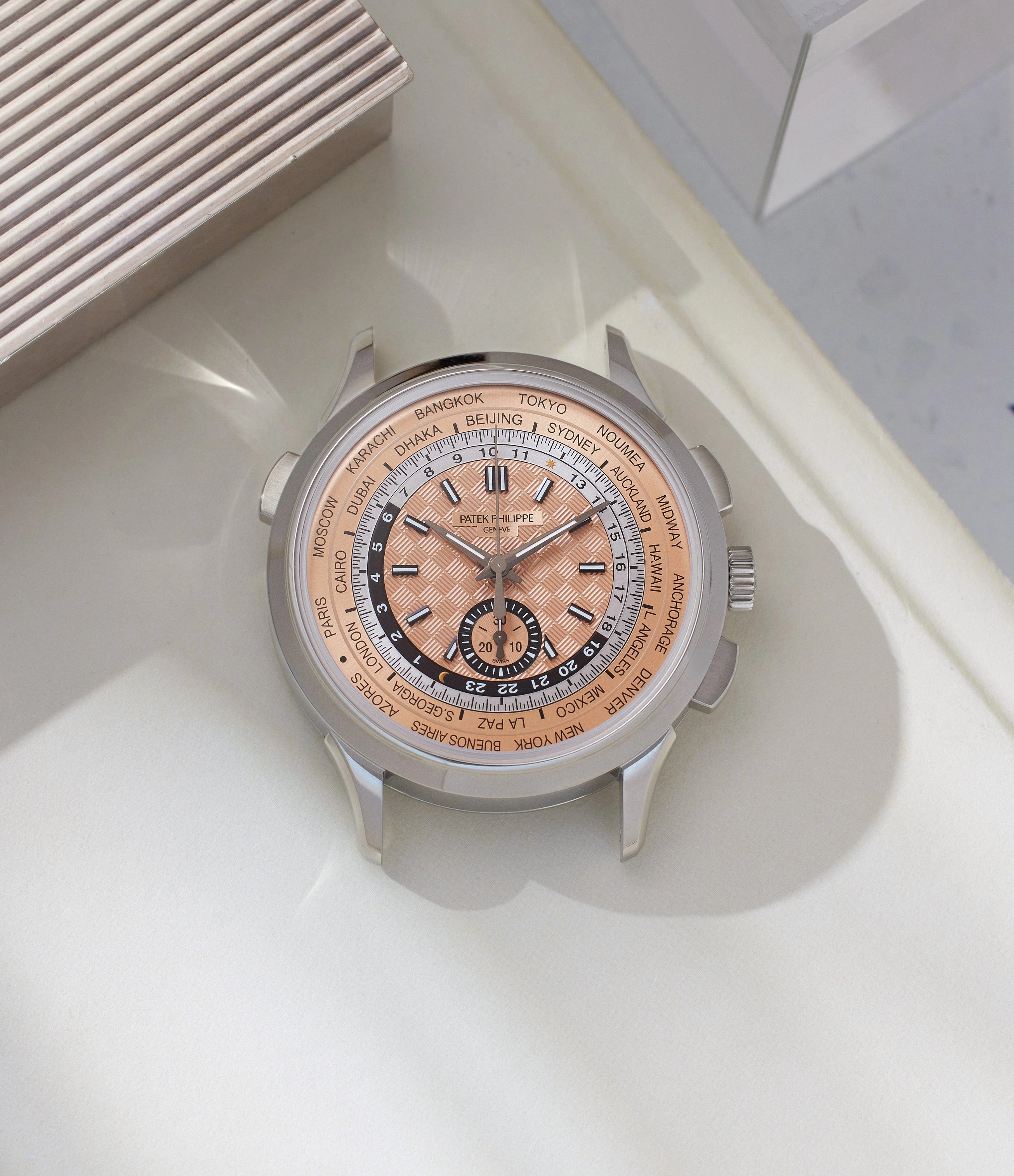 5935A-001 | World Time | Flyback Chronograph | Stainless Steel