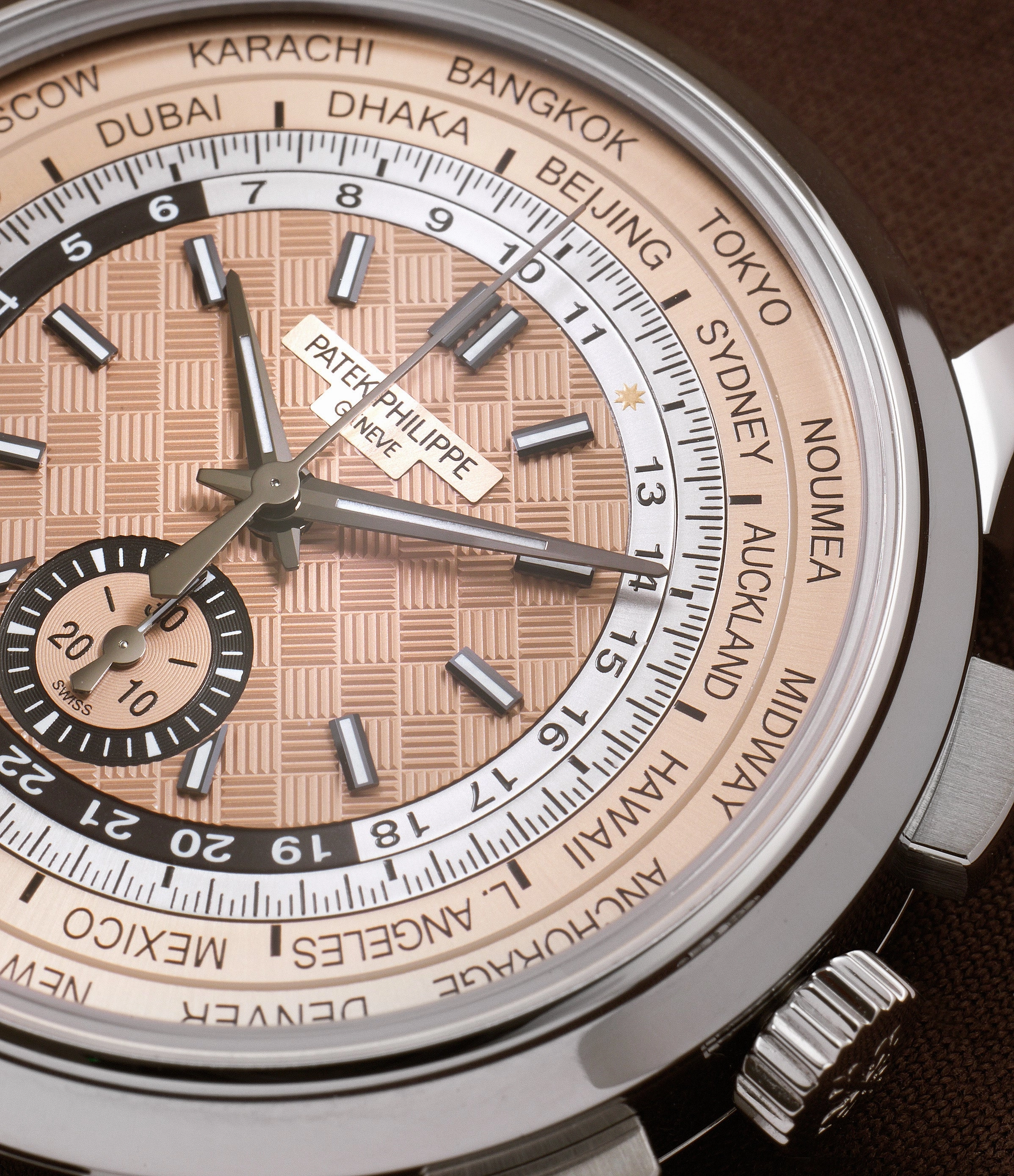 5935A-001 | World Time | Flyback Chronograph | Stainless Steel