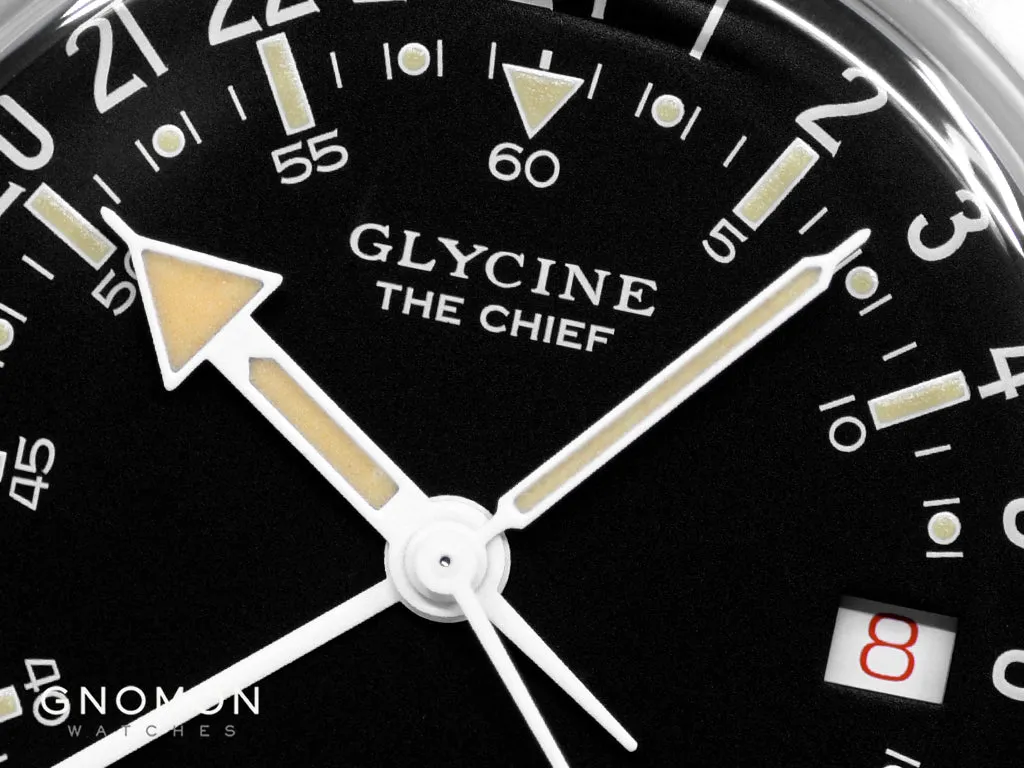 Airman The Chief GMT Black - Leather Ref. GL0465
