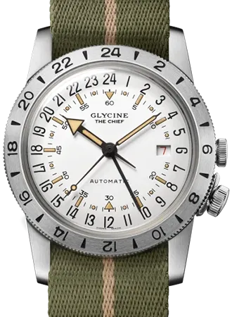 Airman The Chief GMT White - Military Nylon Strap Ref. GL0473