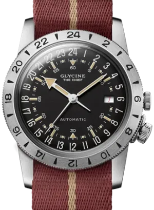 Airman The Chief Purist Black - Military Nylon Strap Ref. GL0474
