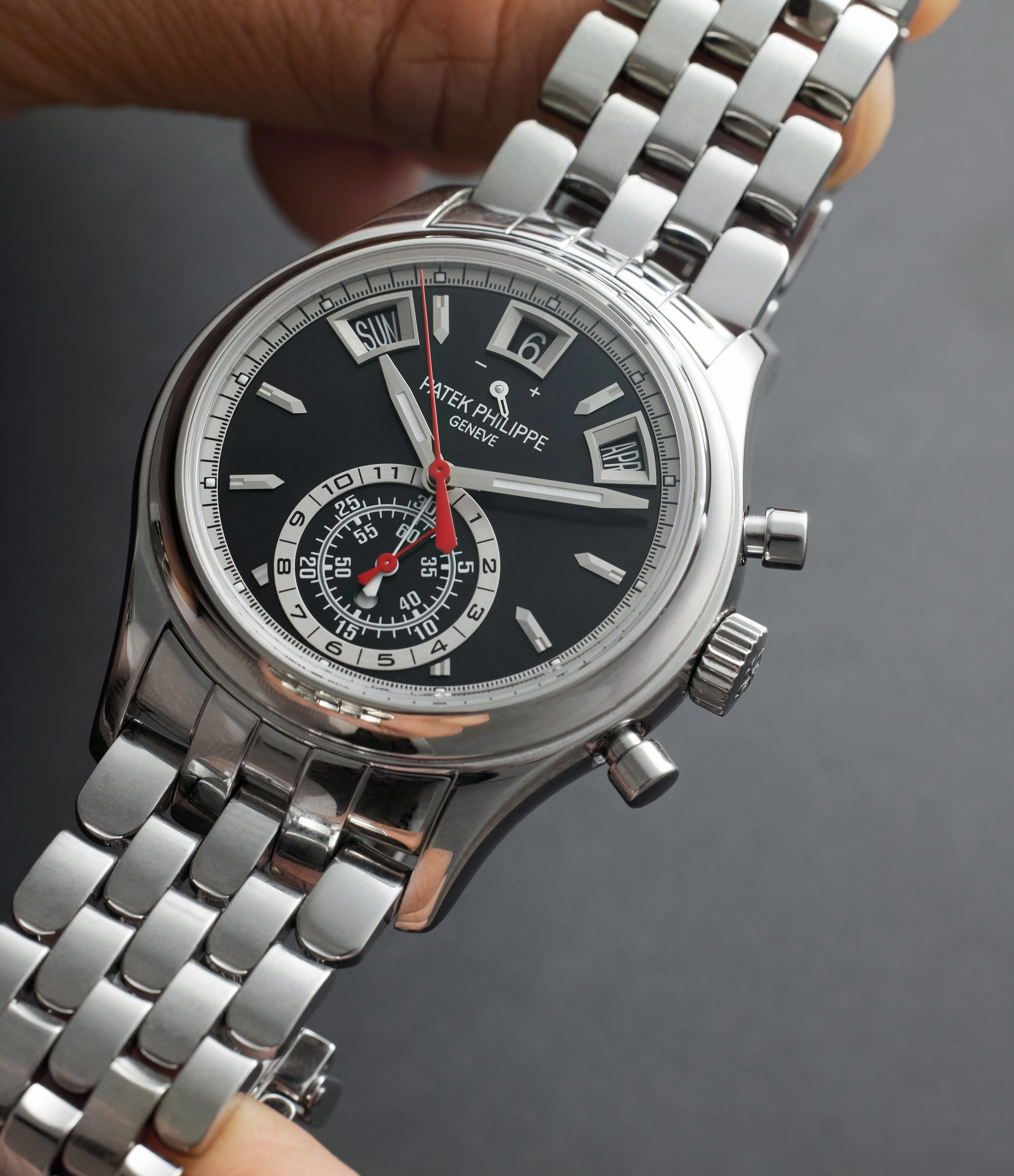 Annual Calendar Chronograph | 5960-010 | Stainless Steel