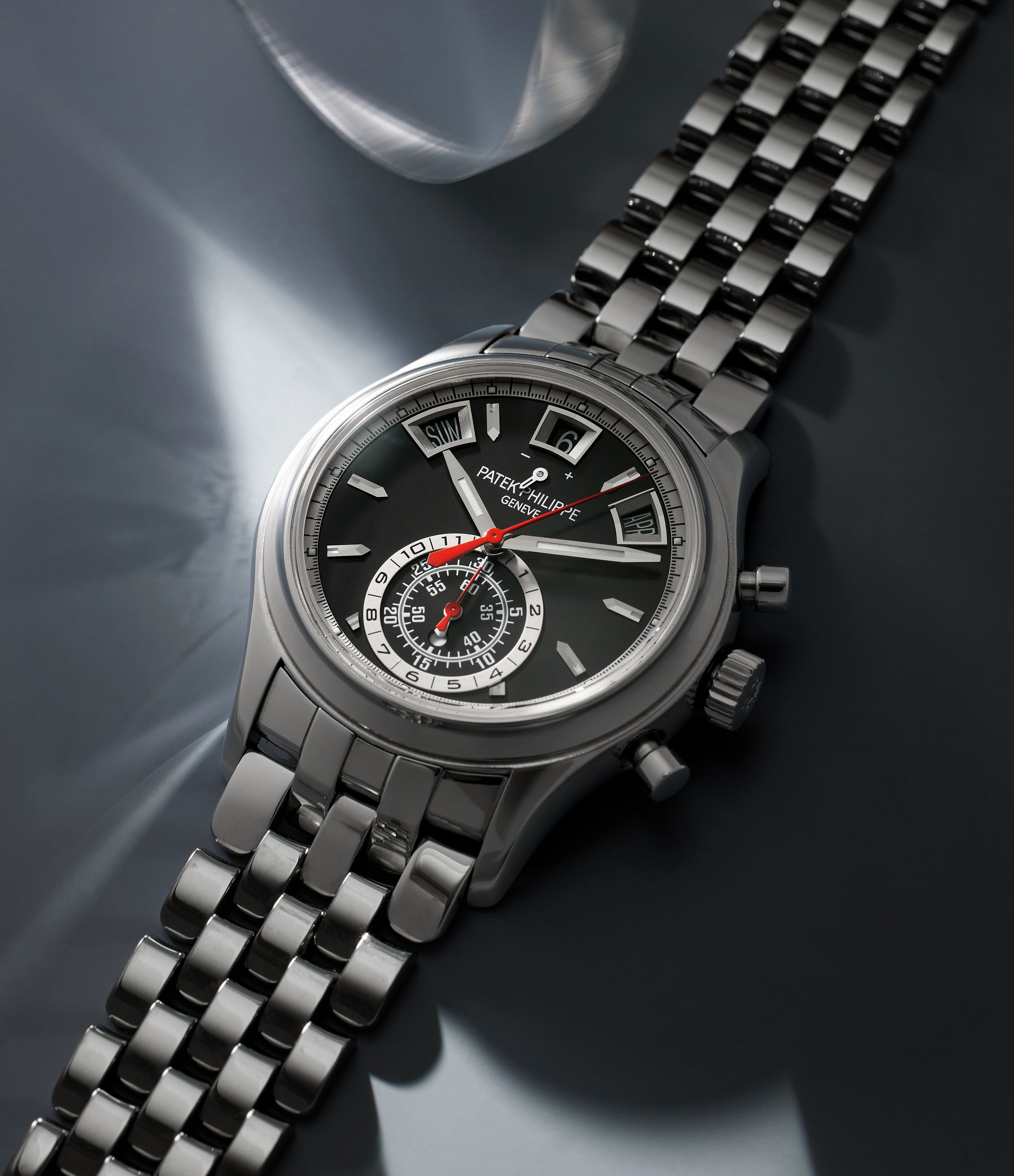 Annual Calendar Chronograph | 5960-010 | Stainless Steel