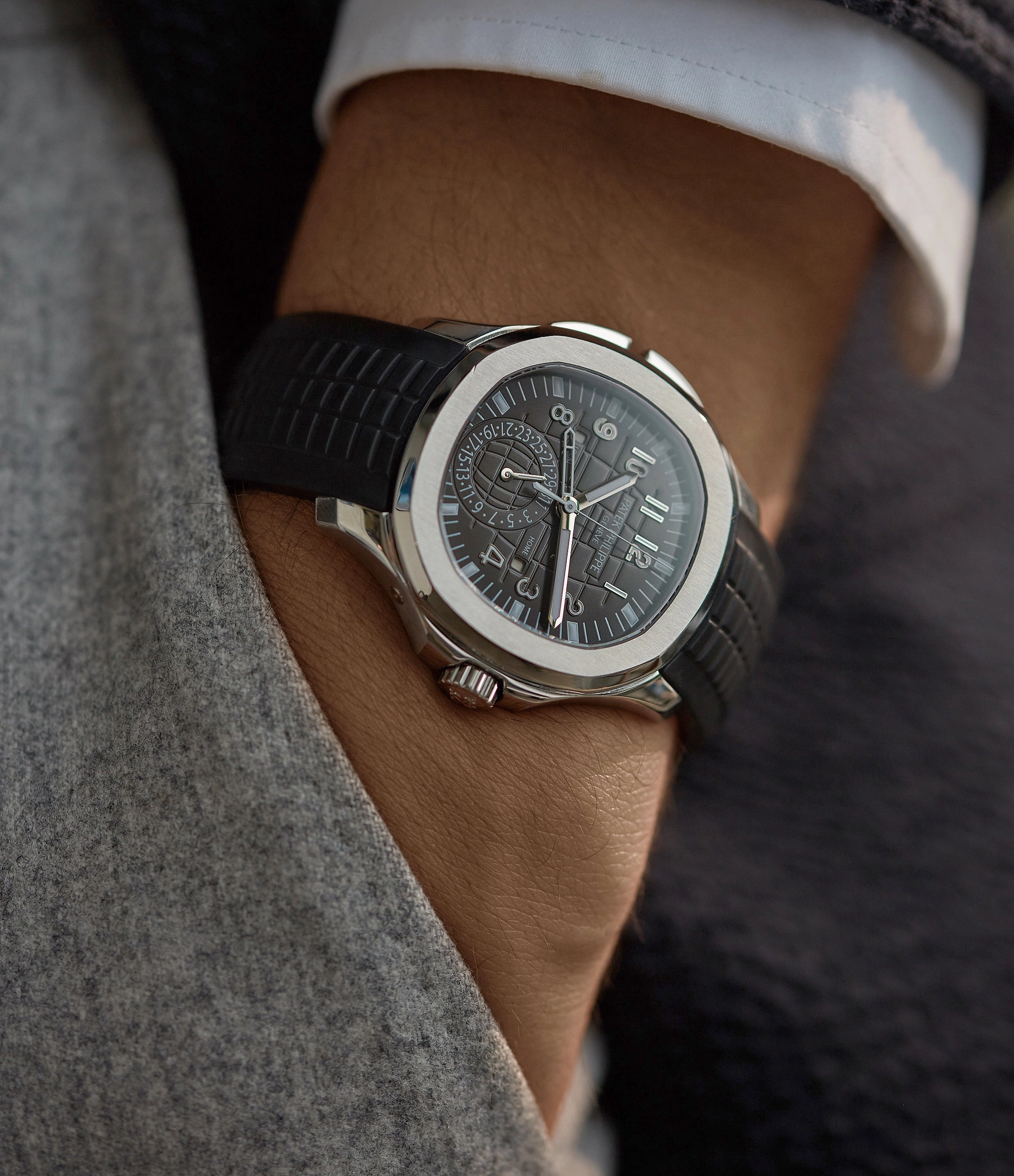 Aquanaut 5164A-001 | Travel Time | Steel