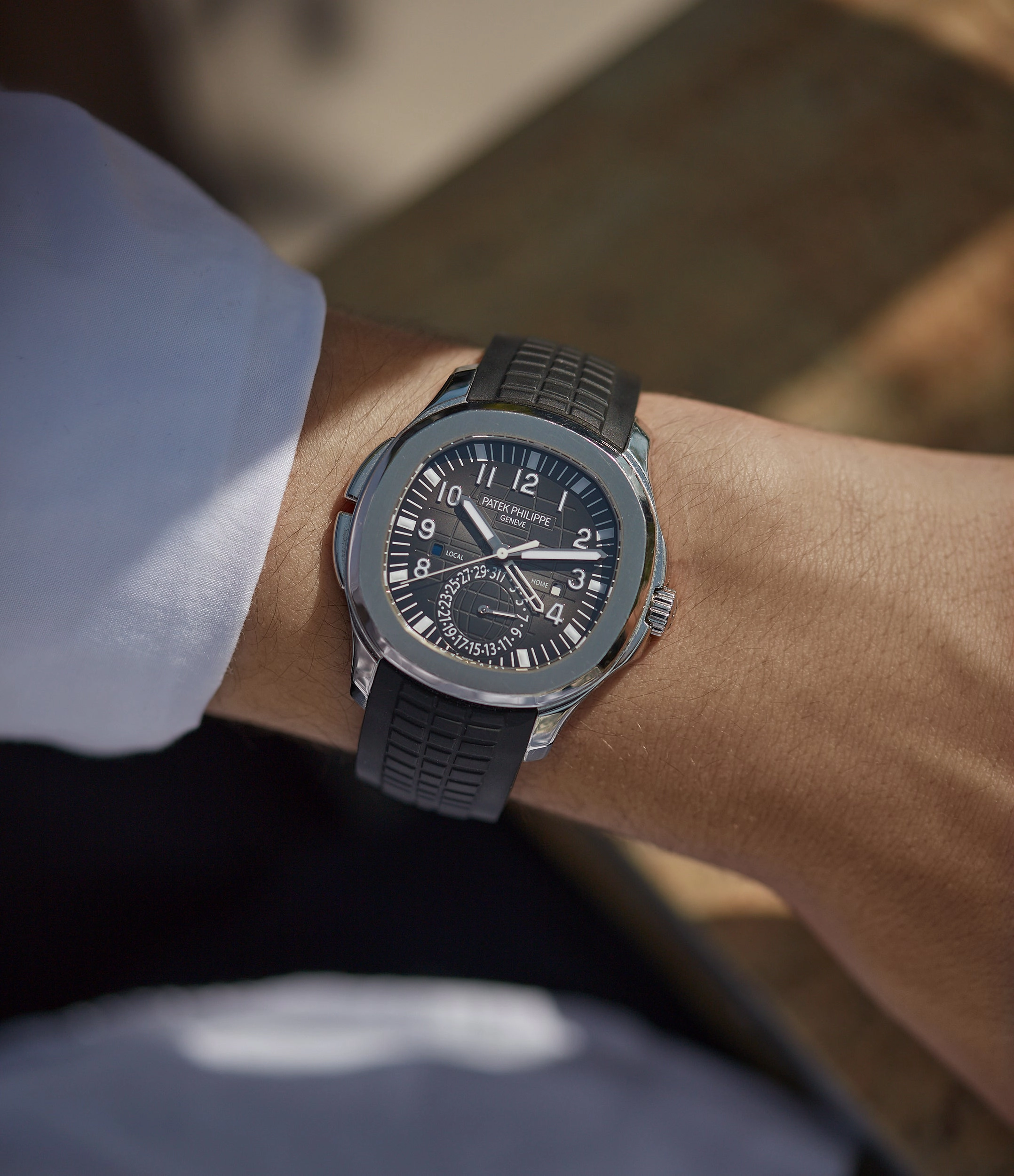 Aquanaut 5164A-001 | Travel Time | Steel