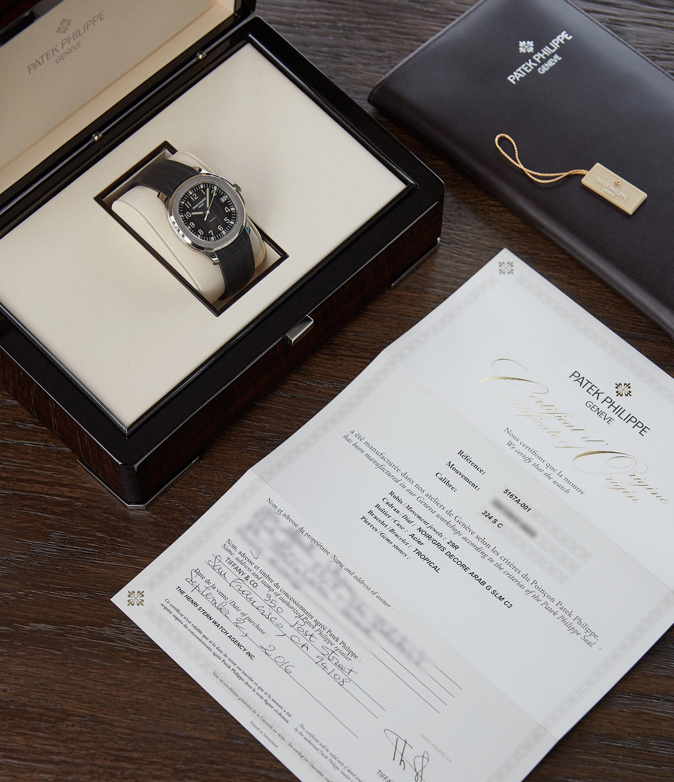 Aquanaut 5167A/A-001 | Tiffany-signed | Steel