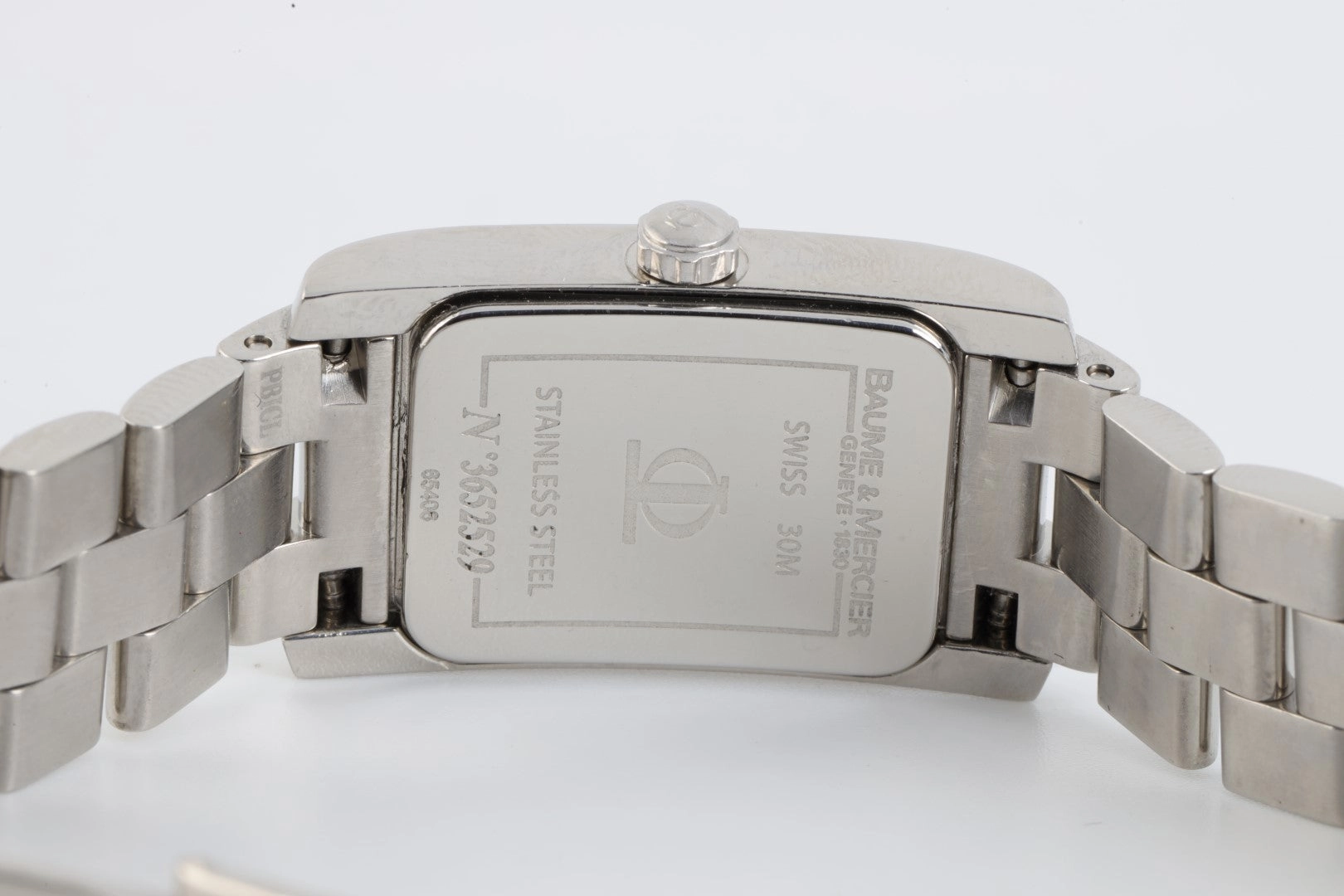 Baume & Mercier Hampton 65406 Stainless Steel 20mm Ladies Watch