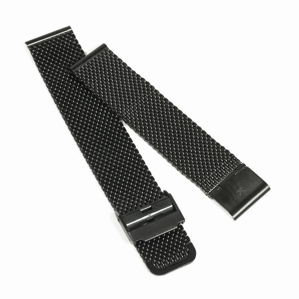 Black Mesh Watch Strap - 20mm Width