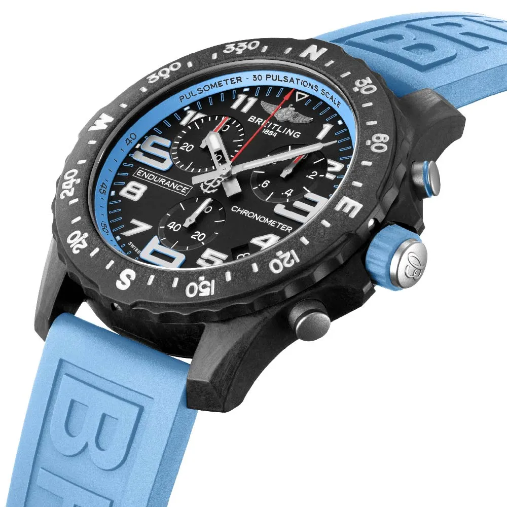 Breitling Endurance Pro 44mm Black Dial Breitlight Quartz Gents Watch X82310281B1S1