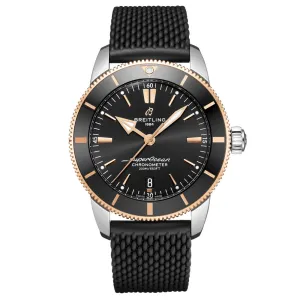 Breitling Superocean Heritage B20 44mm Black Dial 18ct Red Gold & Steel Automatic Gents Watch UB2030121B1S1