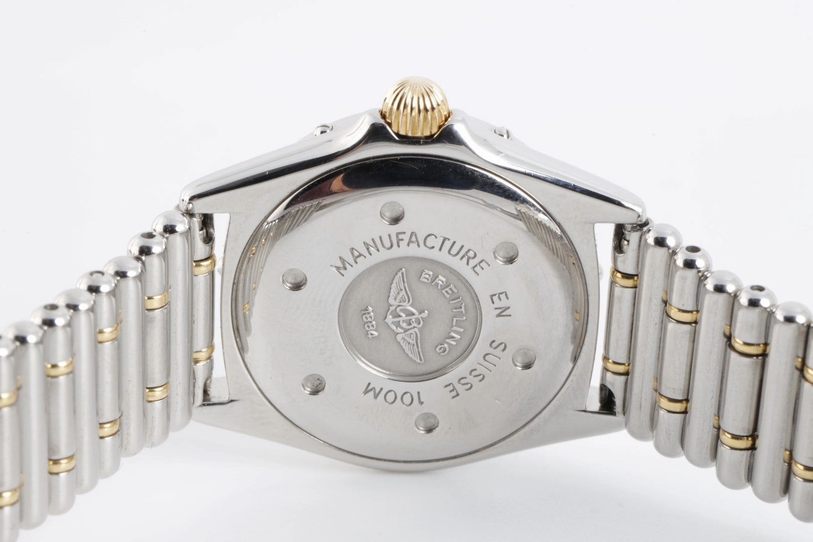 Breitling Calistino B52045 Stainless Steel & 18k Yellow Gold 28mm Ladies Watch