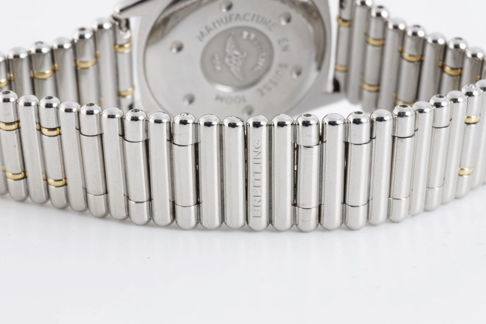 Breitling Calistino B52045 Stainless Steel & 18k Yellow Gold 28mm Ladies Watch