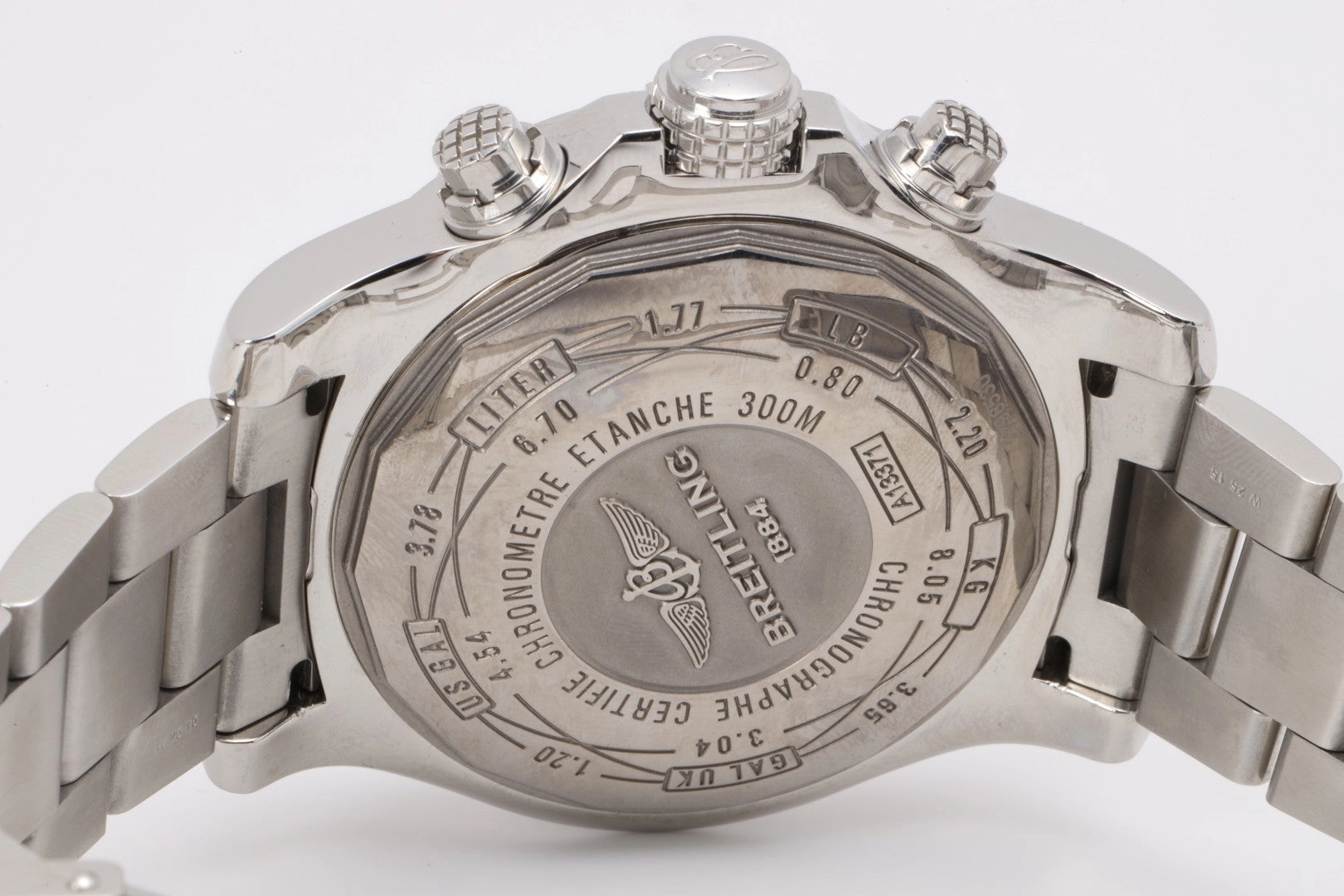 Breitling Super Avenger II A13371 Chronograph Stainless Steel 48mm Watch
