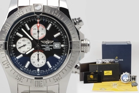 Breitling Super Avenger II A13371 Stainless Steel 48mm Men's Watch (2017)